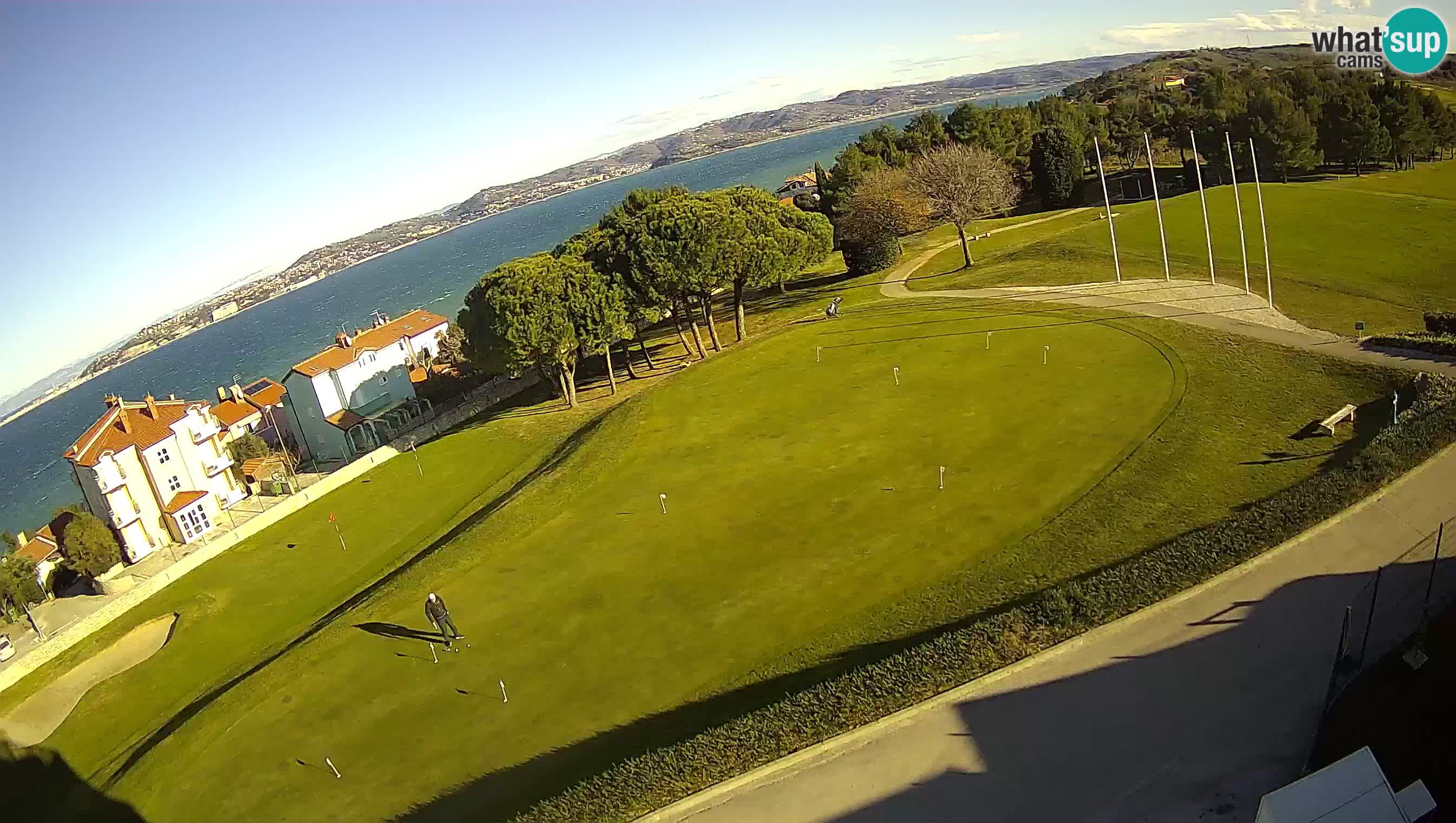 Golf Adriatique Webcam en direct Savudrija – Rezidencija Skiper – Istrie – Croatie