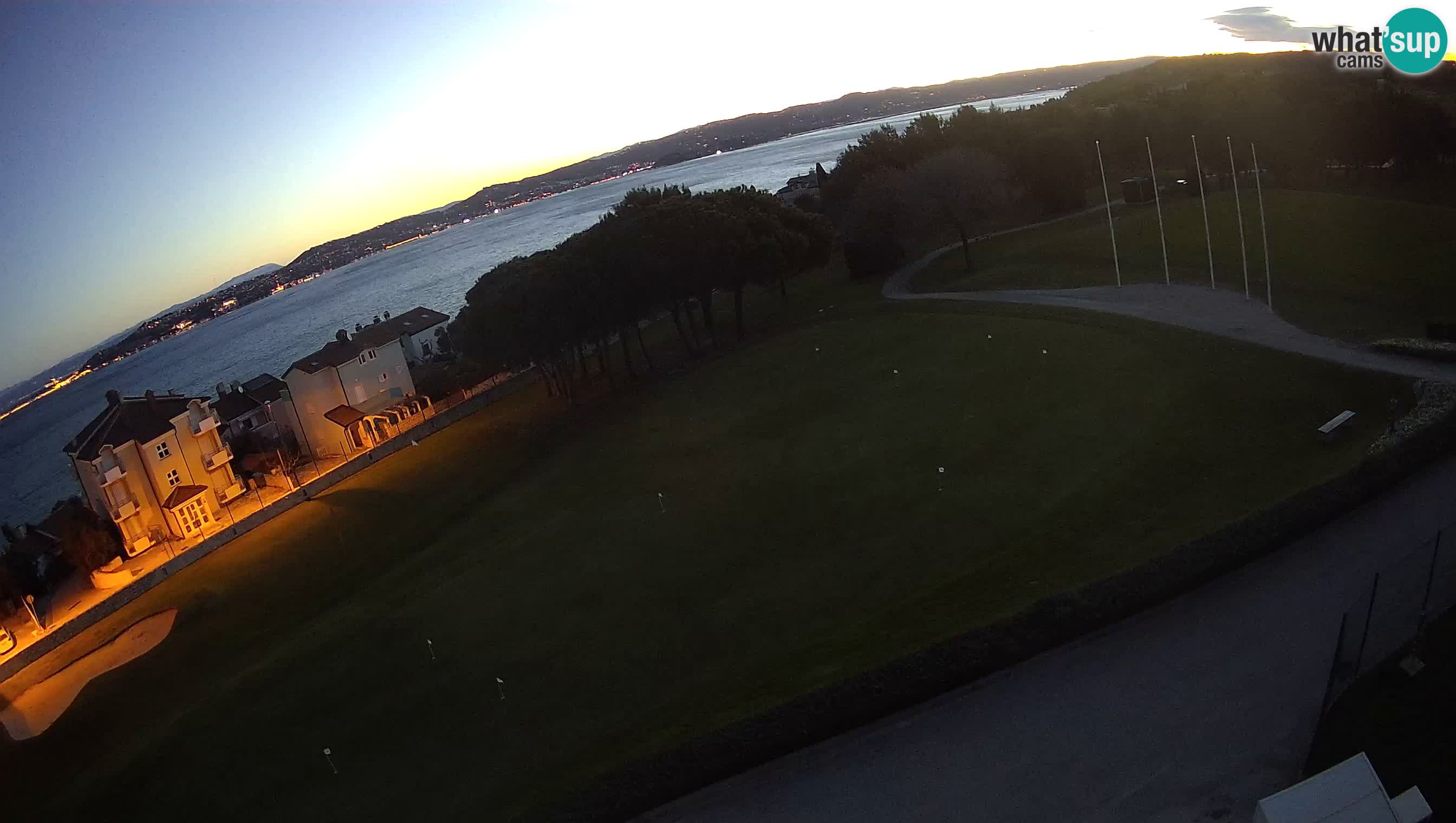 Golf Adriatique Webcam en direct Savudrija – Rezidencija Skiper – Istrie – Croatie