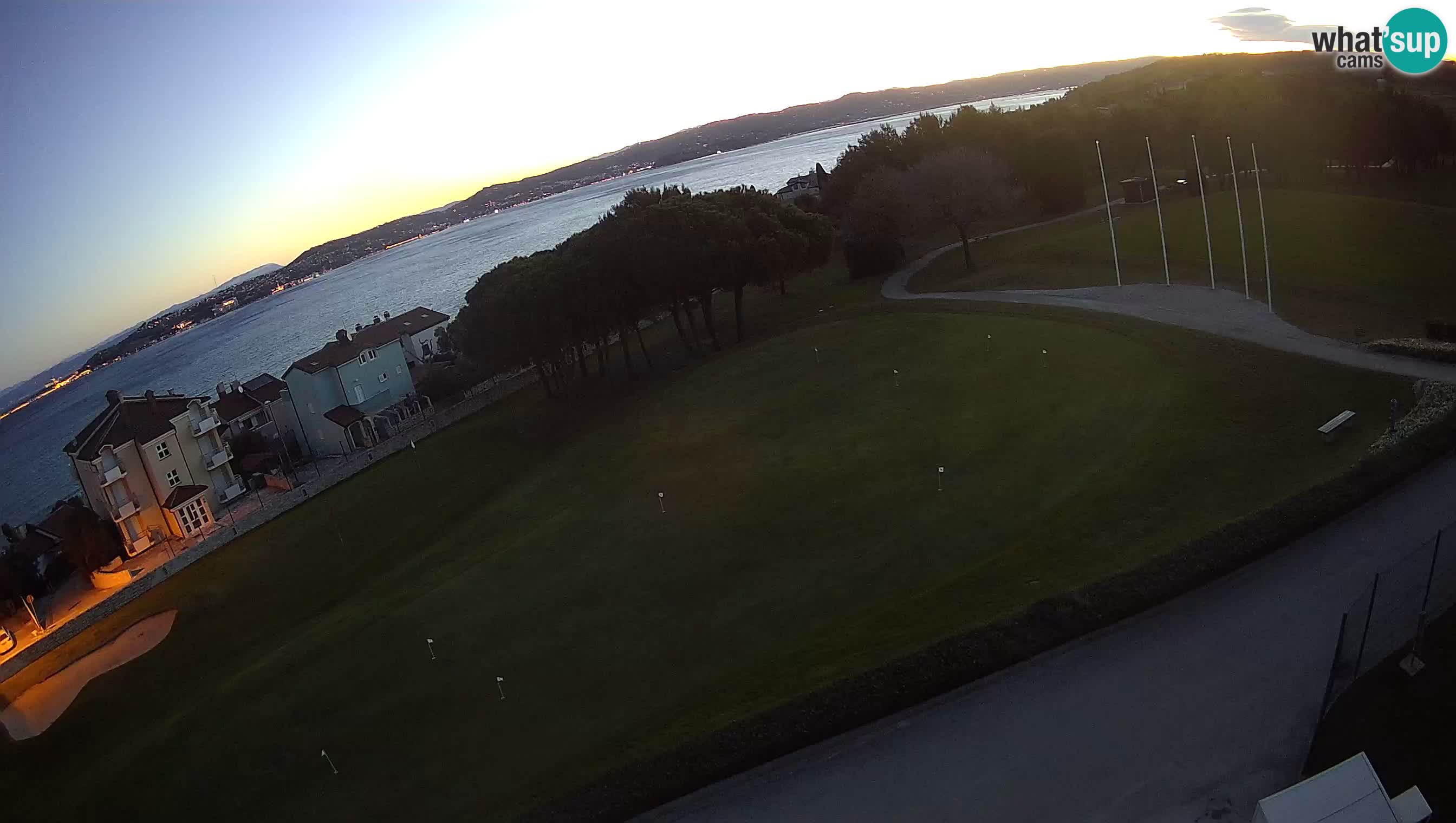 Golf Adriatique Webcam en direct Savudrija – Rezidencija Skiper – Istrie – Croatie