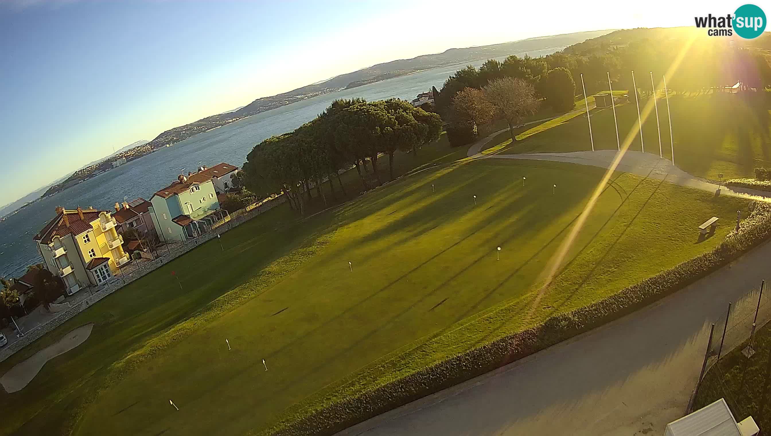 Golf Adriatique Webcam en direct Savudrija – Rezidencija Skiper – Istrie – Croatie