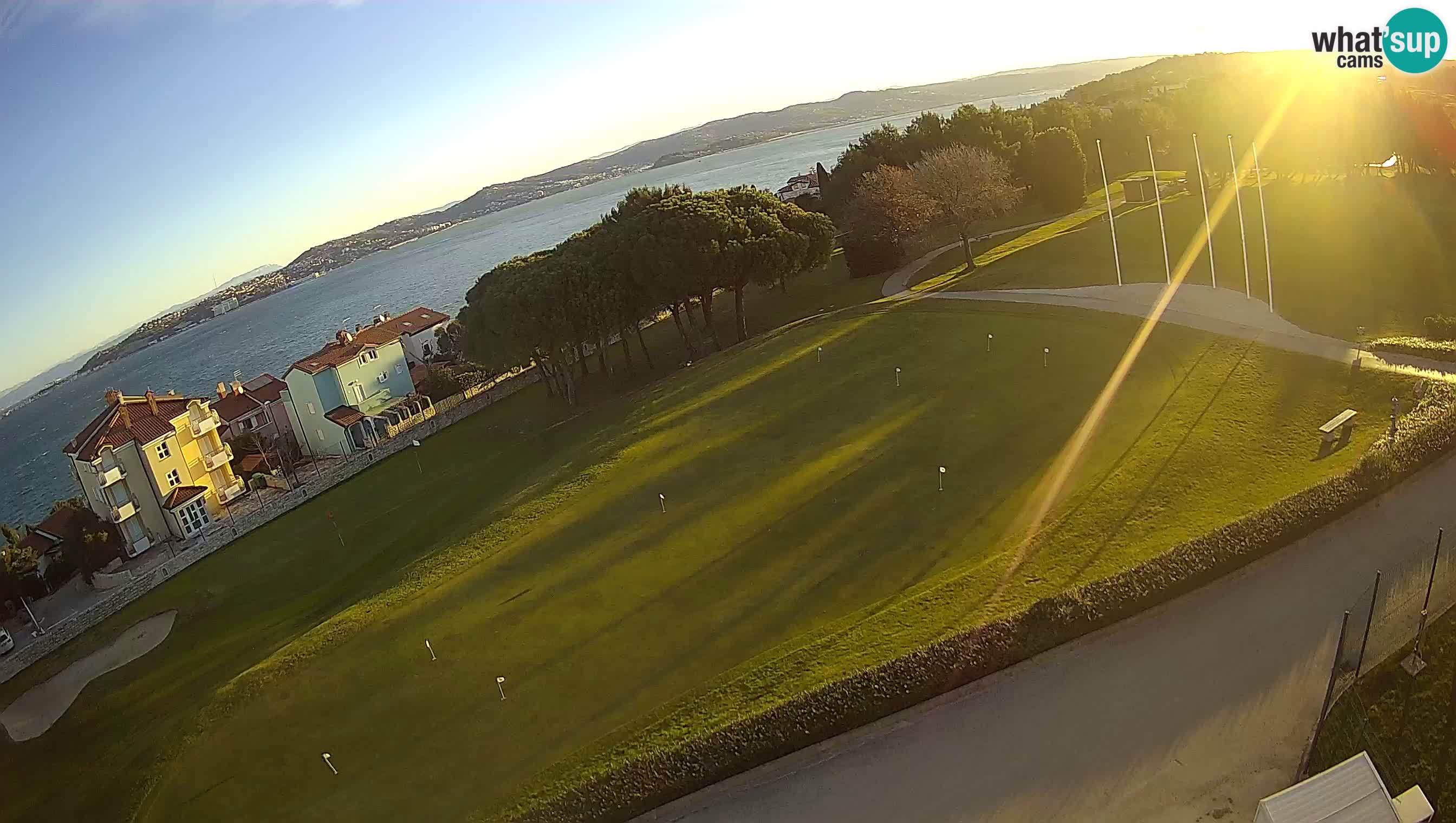 Golf Adriatique Webcam en direct Savudrija – Rezidencija Skiper – Istrie – Croatie