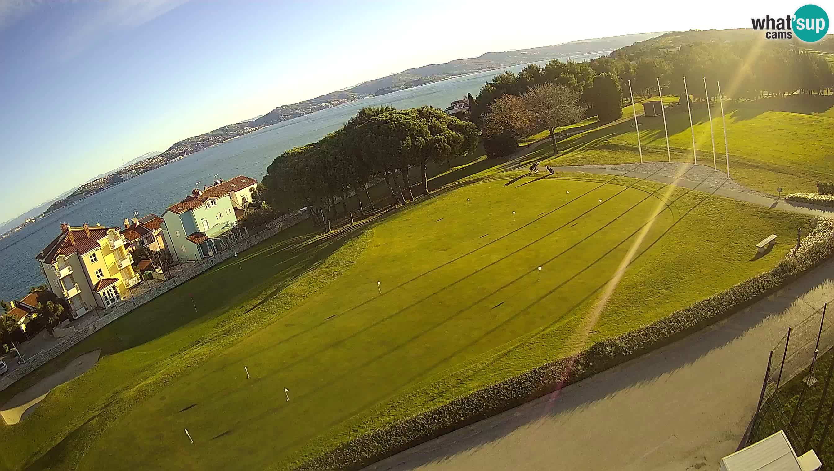 Golf Adriatique Webcam en direct Savudrija – Rezidencija Skiper – Istrie – Croatie