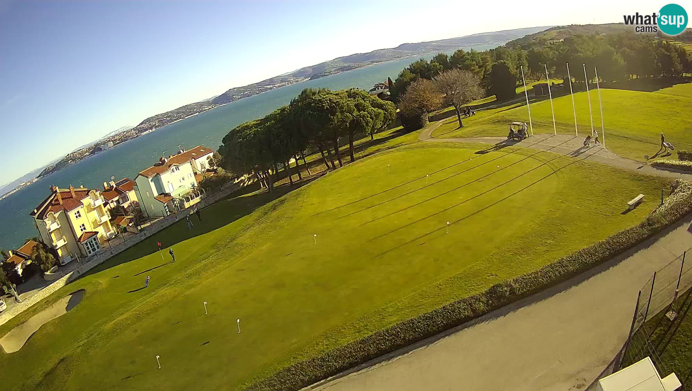 Golf Adriatique Webcam en direct Savudrija – Rezidencija Skiper – Istrie – Croatie