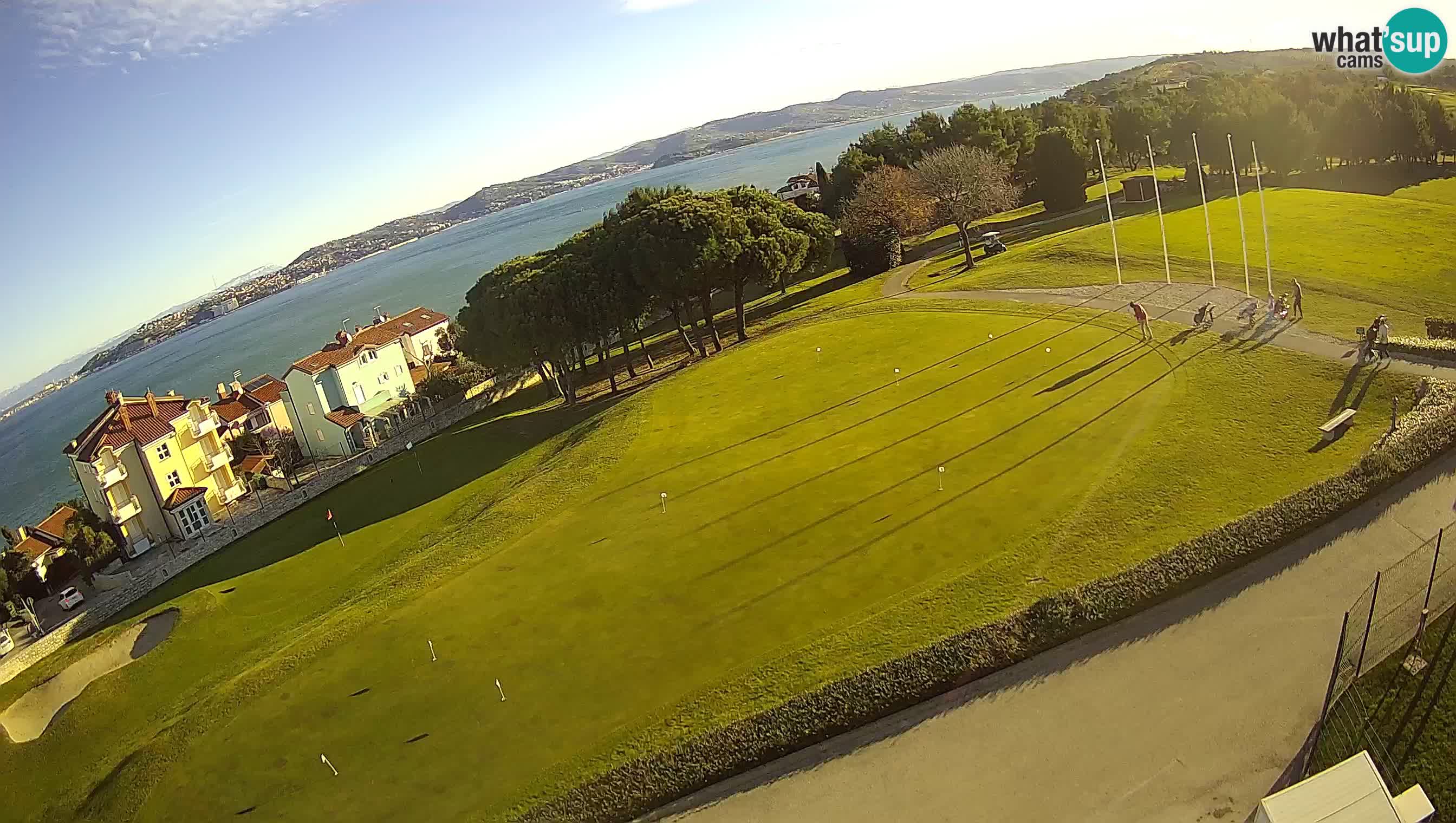 Golf Adriatique Webcam en direct Savudrija – Rezidencija Skiper – Istrie – Croatie