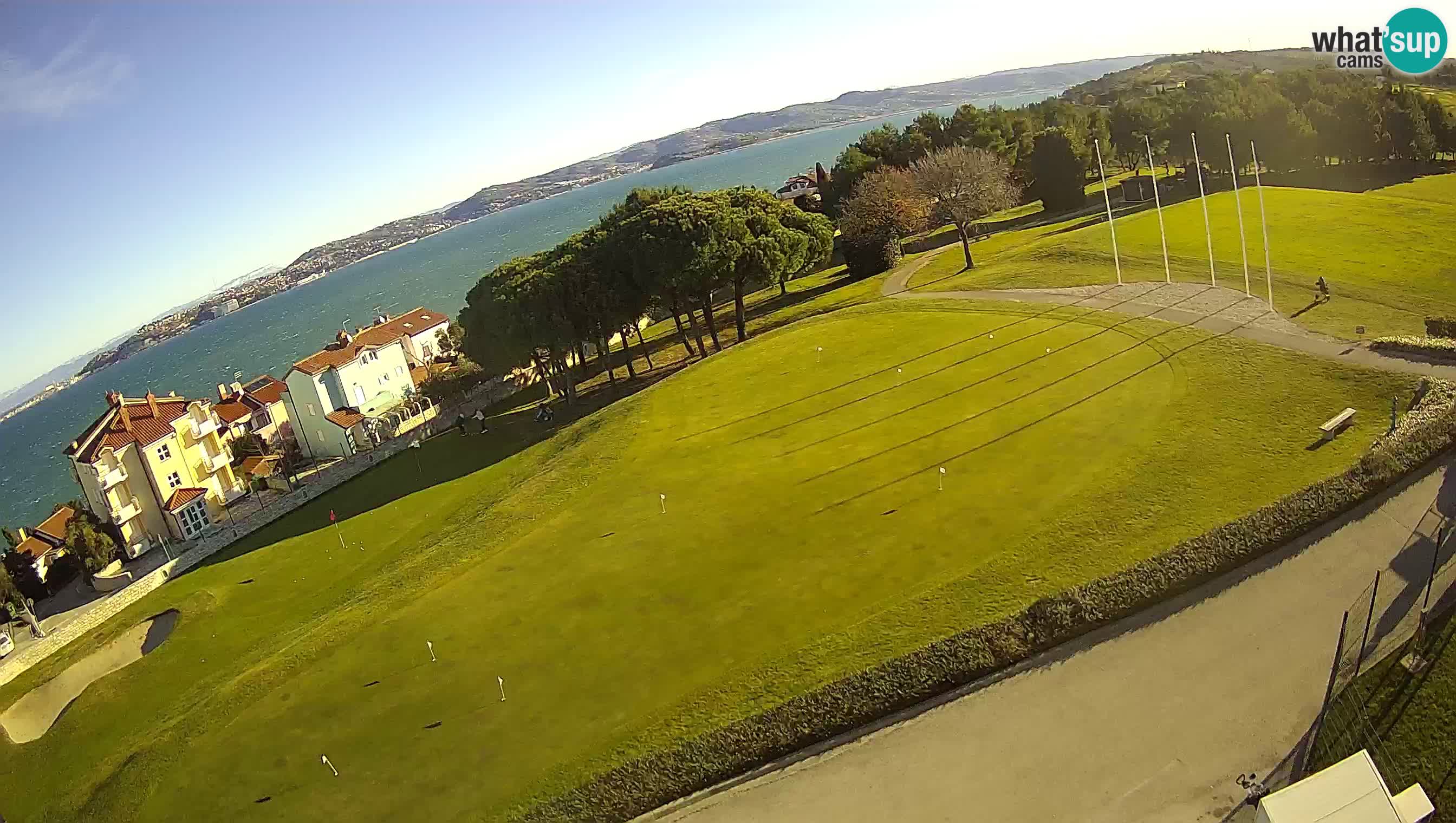 Golf Adriatique Webcam en direct Savudrija – Rezidencija Skiper – Istrie – Croatie