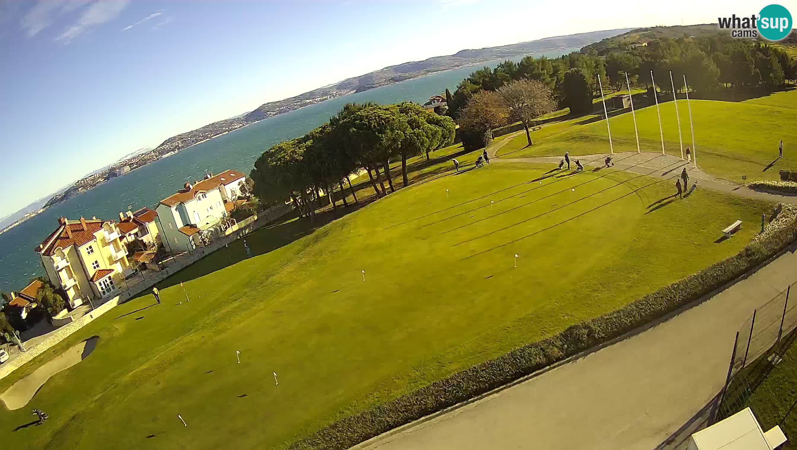 Golf Adriatique Webcam en direct Savudrija – Rezidencija Skiper – Istrie – Croatie