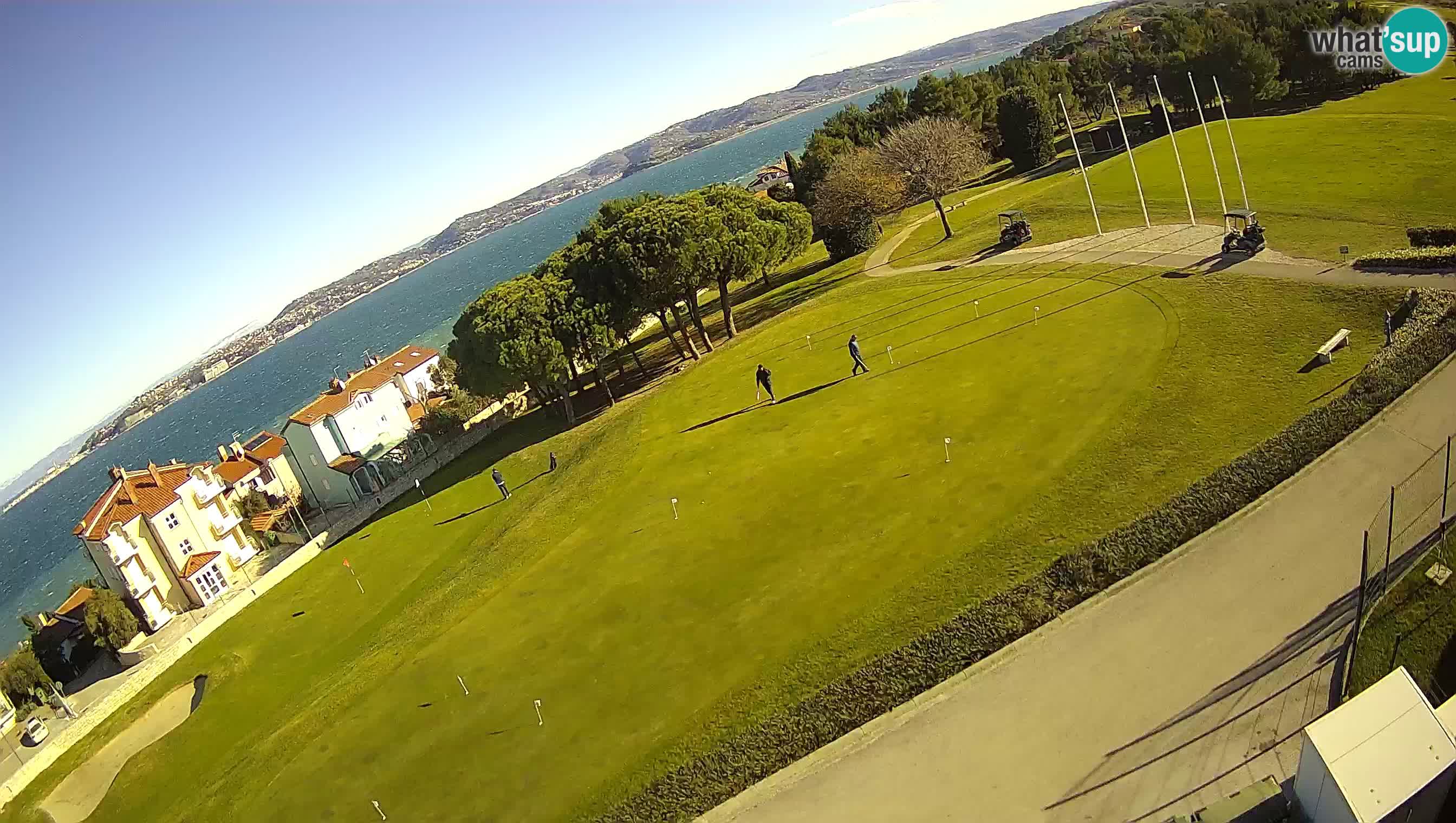 Golf Adriatique Webcam en direct Savudrija – Rezidencija Skiper – Istrie – Croatie