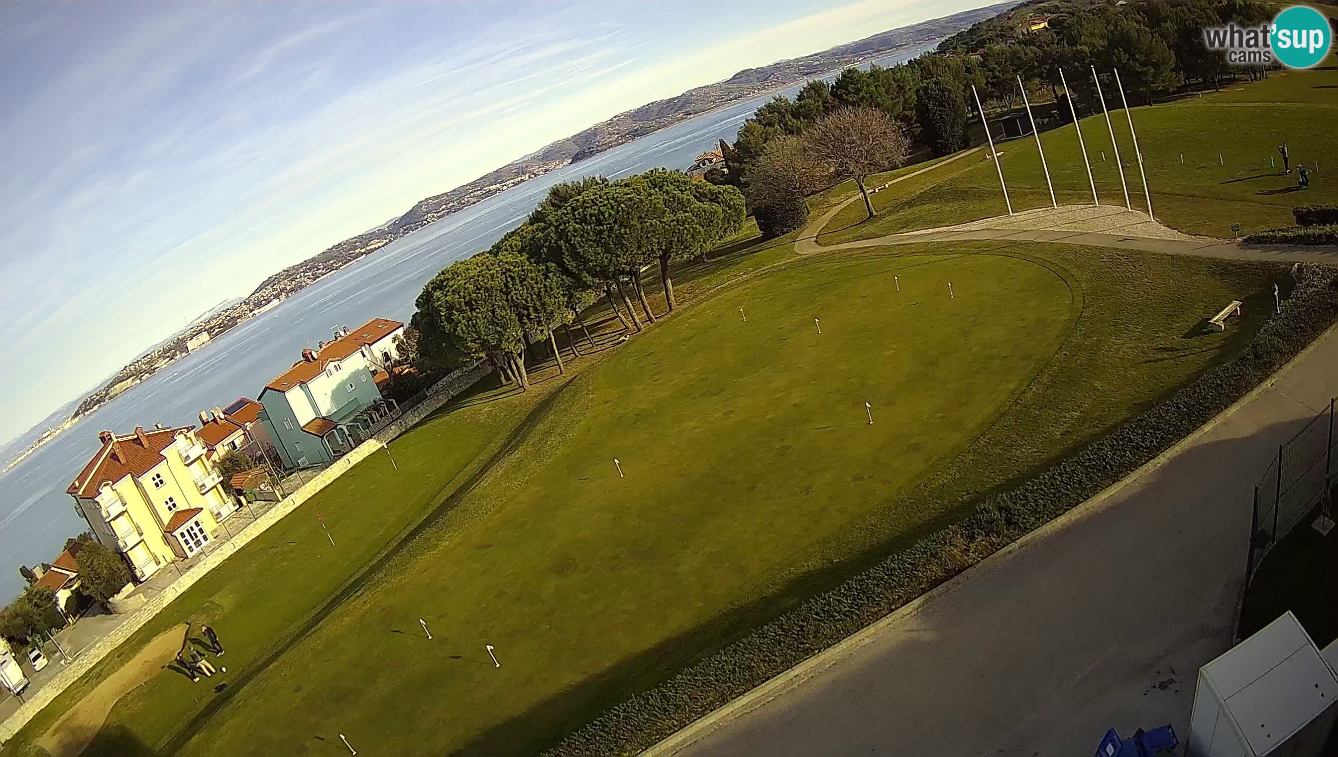 Golf Adriatique Webcam en direct Savudrija – Rezidencija Skiper – Istrie – Croatie