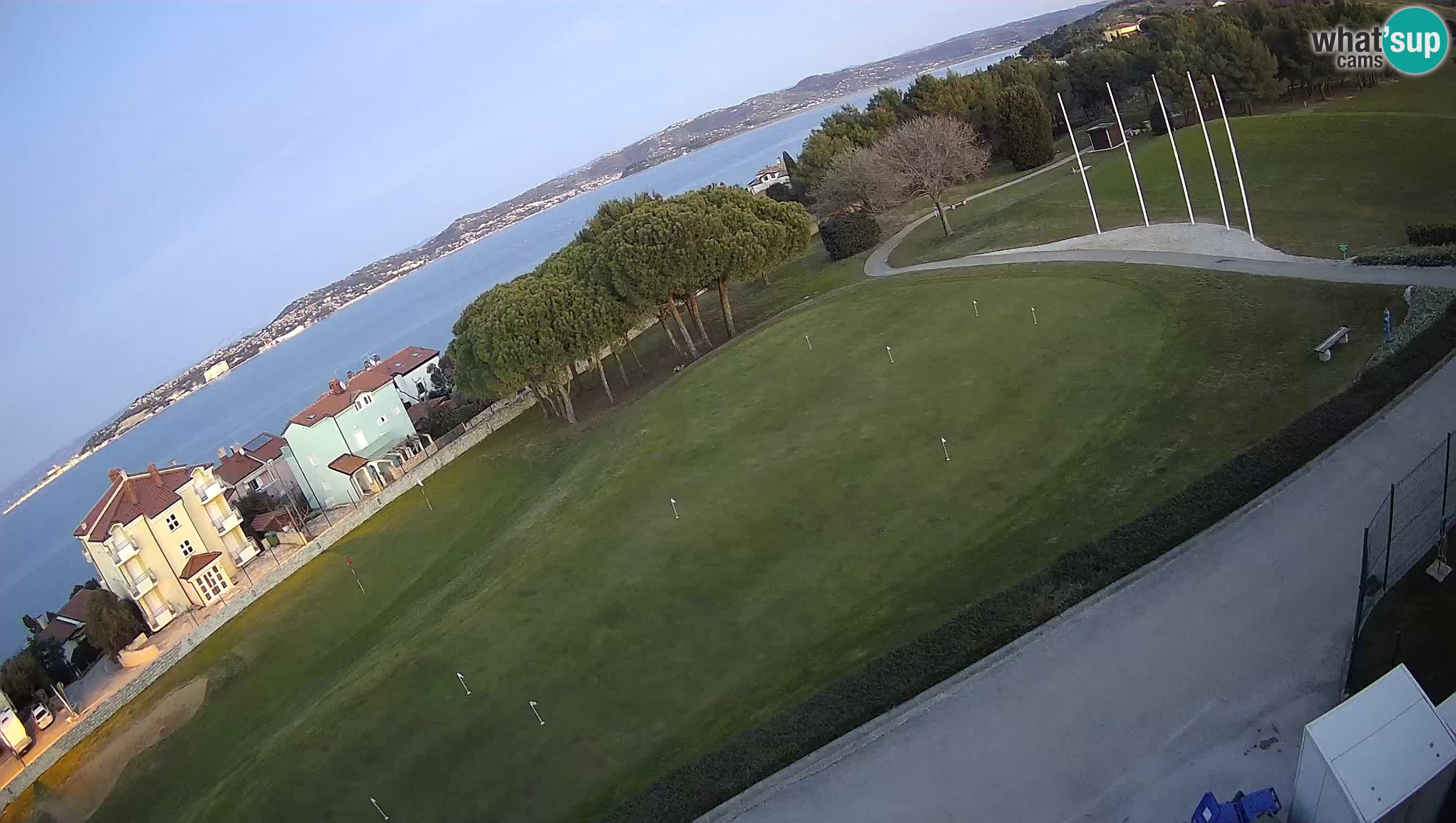 Golf Adriatique Webcam en direct Savudrija – Rezidencija Skiper – Istrie – Croatie