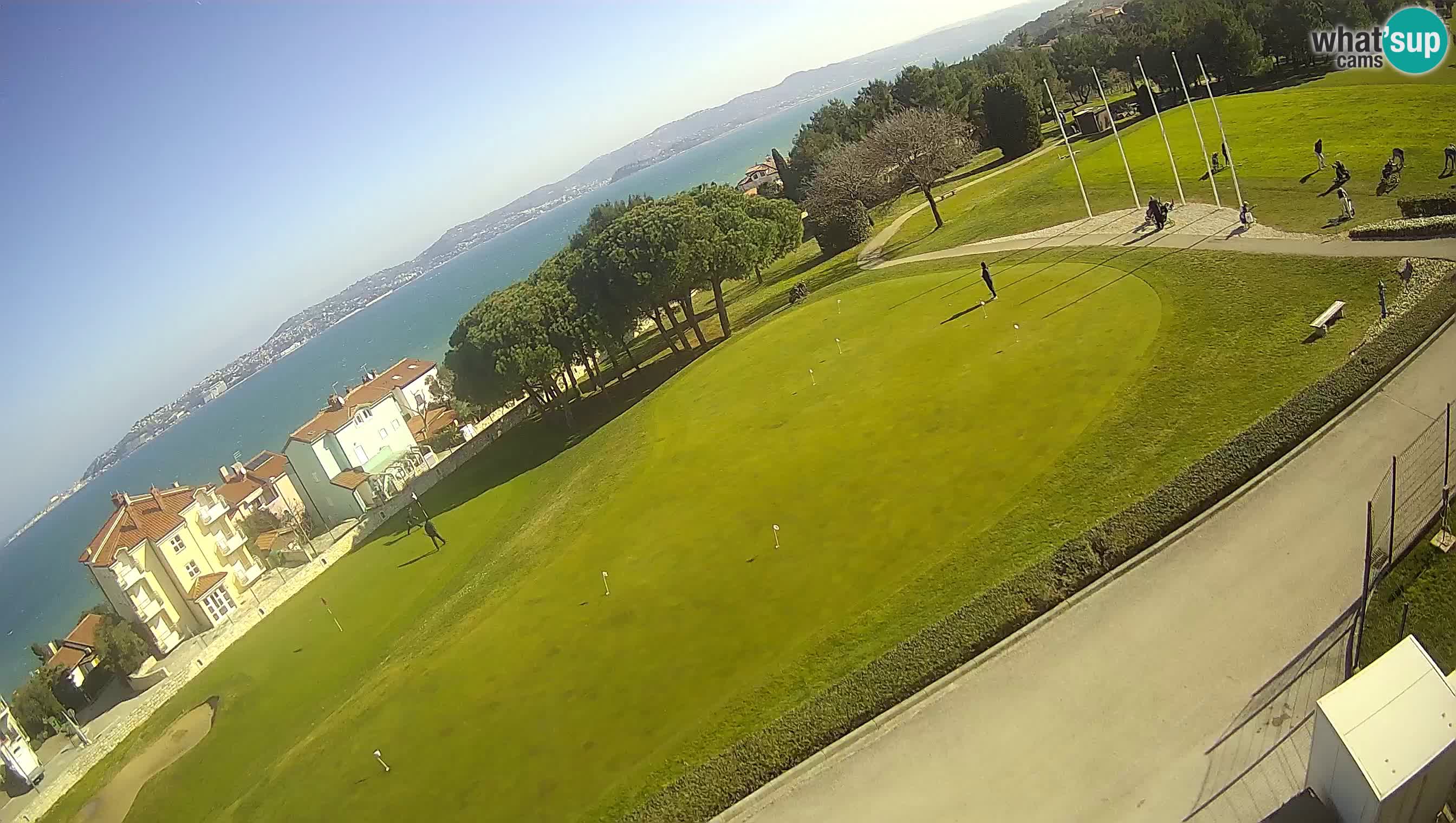 Golf Adriatique Webcam en direct Savudrija – Rezidencija Skiper – Istrie – Croatie