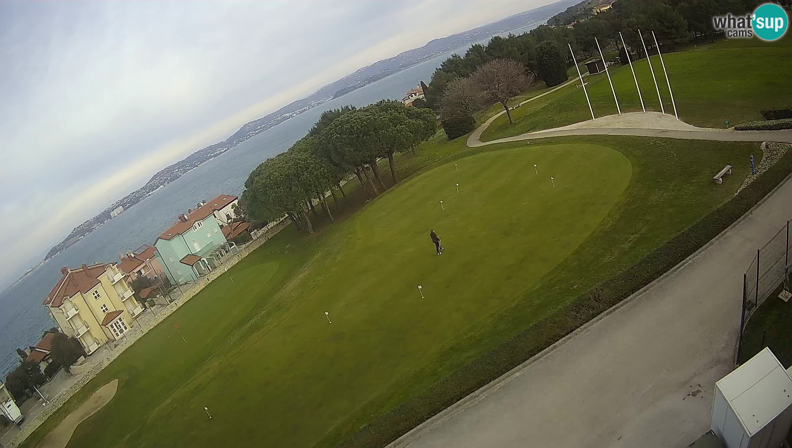 Golf Adriatique Webcam en direct Savudrija – Rezidencija Skiper – Istrie – Croatie