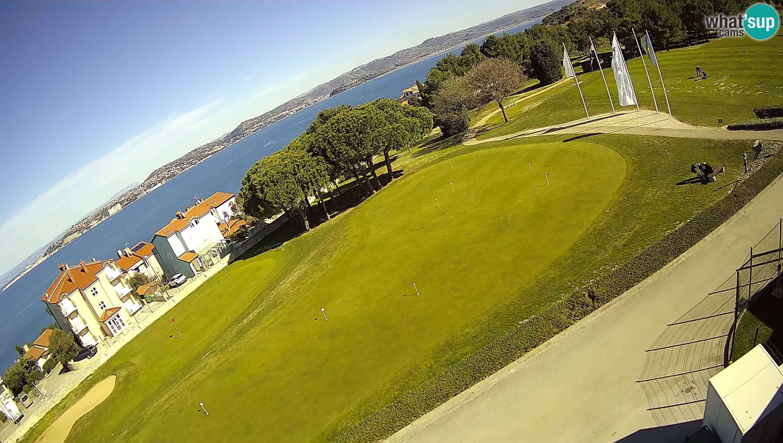 Golf Adriatique Webcam en direct Savudrija – Rezidencija Skiper – Istrie – Croatie