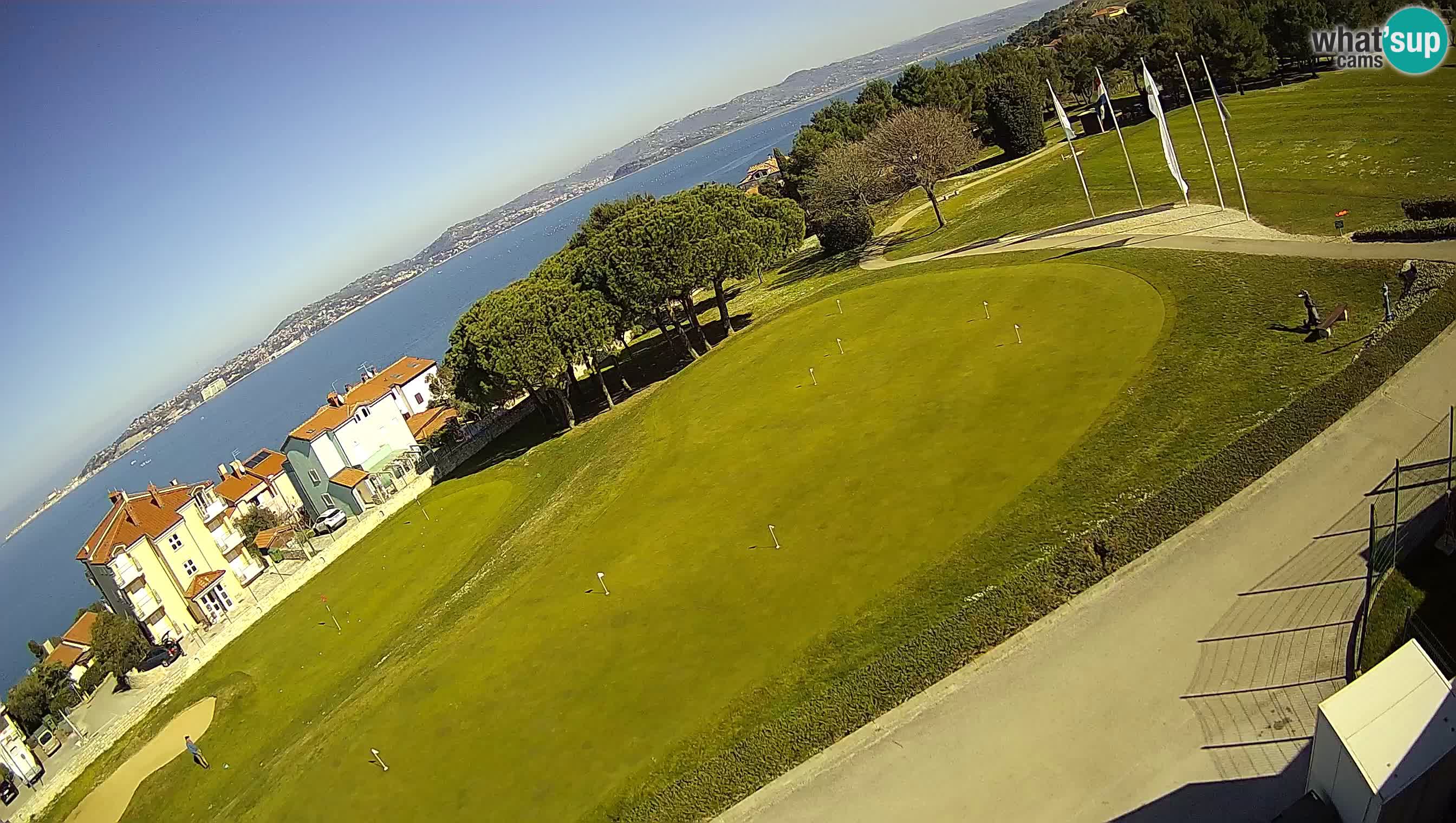 Golf Adriatique Webcam en direct Savudrija – Rezidencija Skiper – Istrie – Croatie