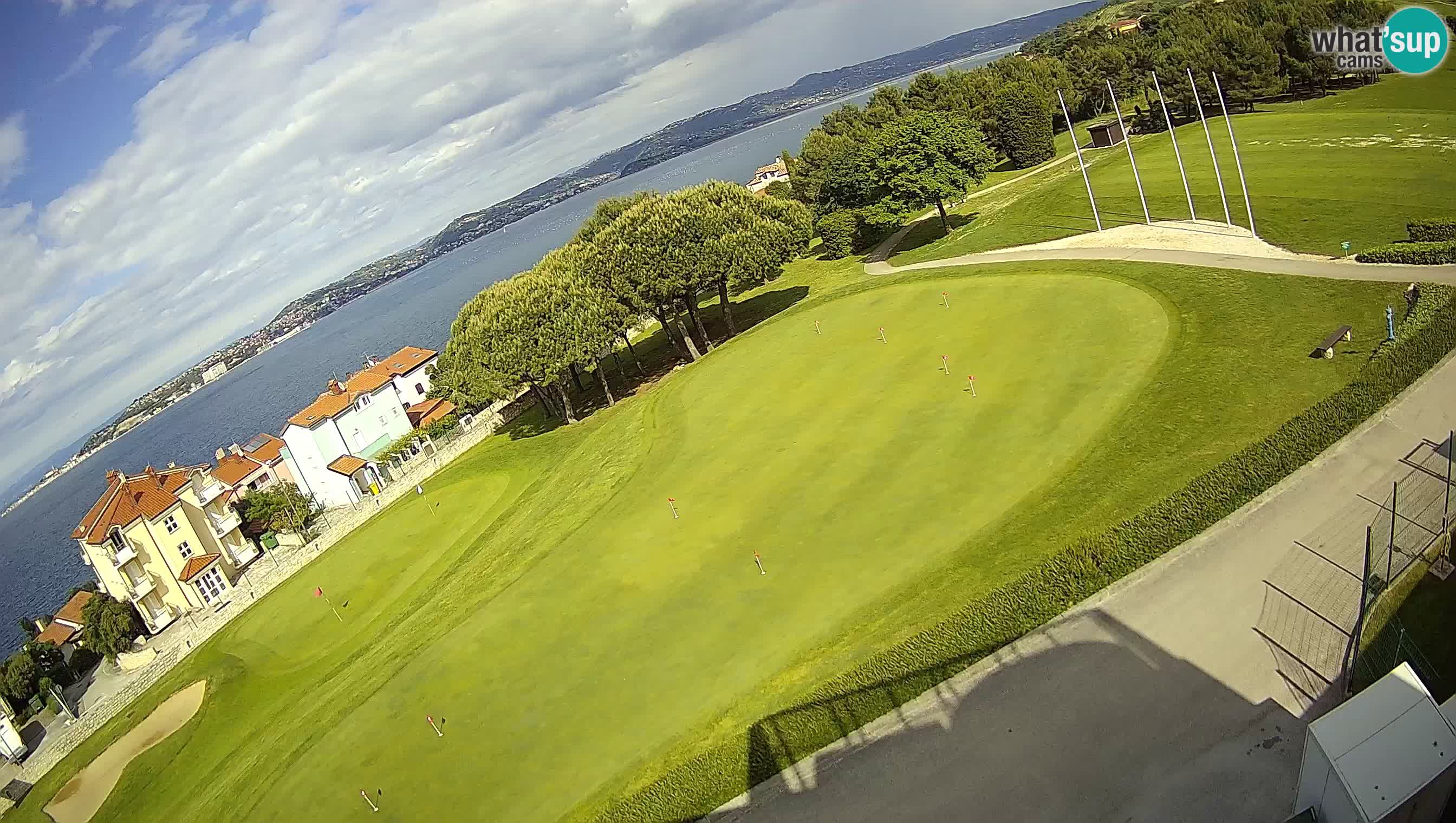 Golf Adriatique Webcam en direct Savudrija – Rezidencija Skiper – Istrie – Croatie