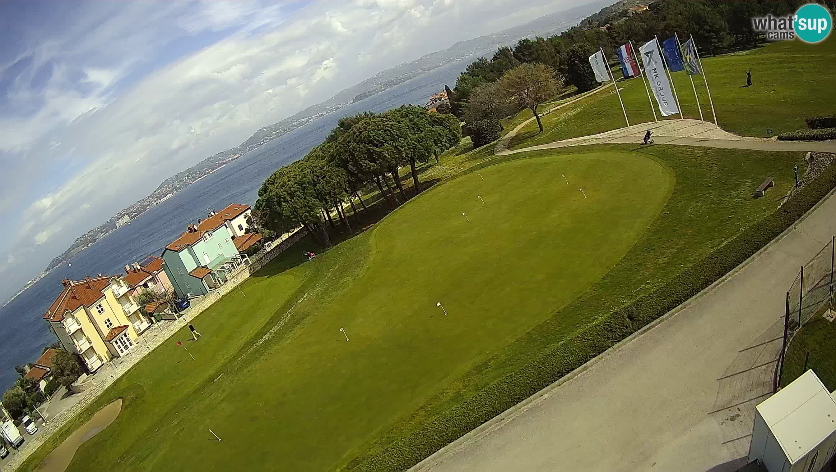 Golf Adriatique Webcam en direct Savudrija – Rezidencija Skiper – Istrie – Croatie