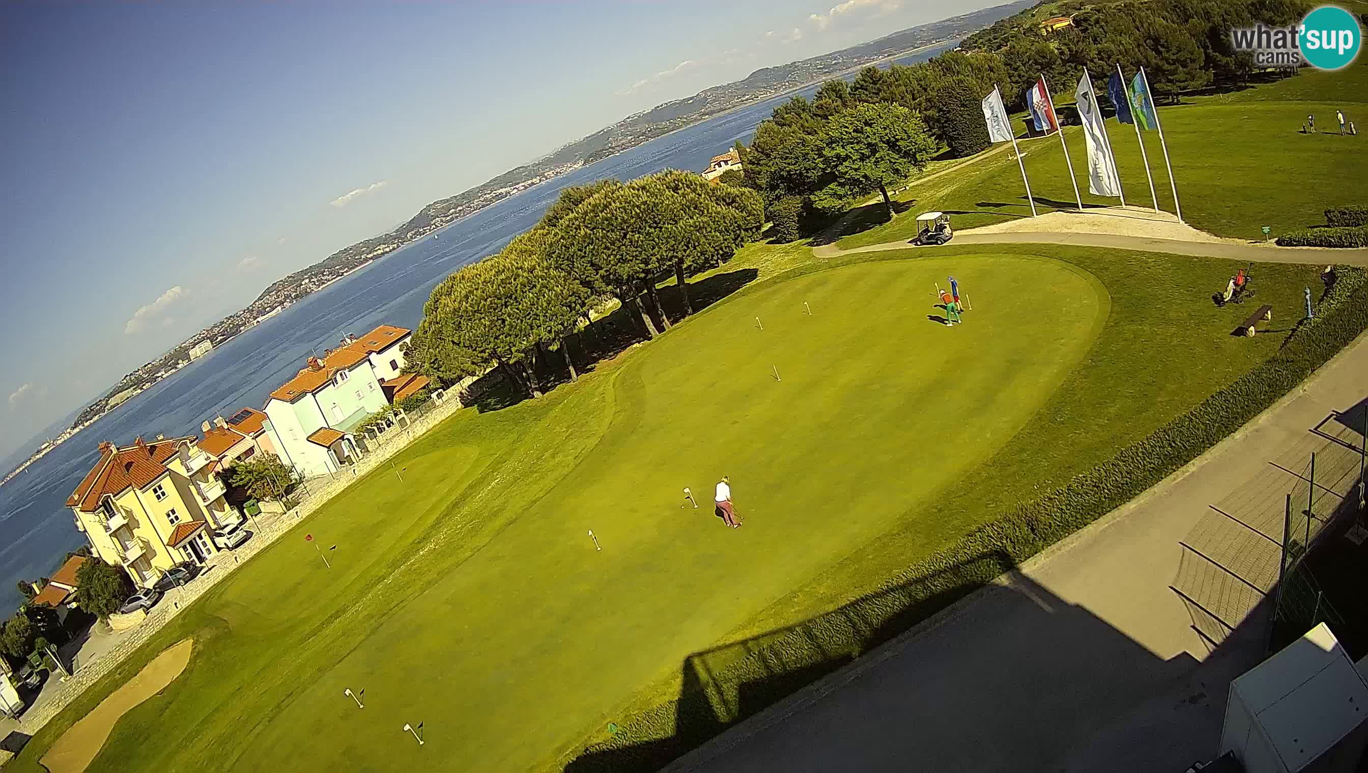 Golf Adriatic Spletna kamera v živo Savudrija – Rezidencija Skiper – Istra – Hrvaška