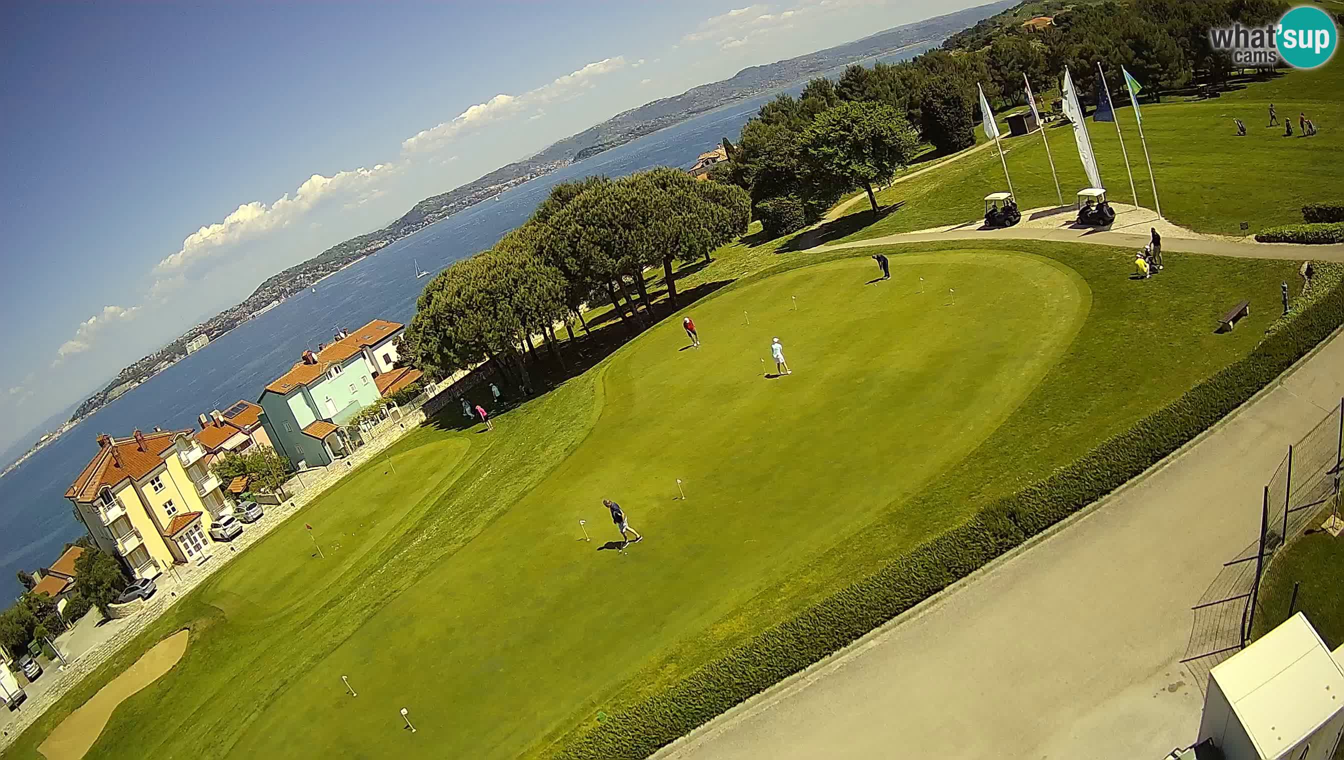 Golf Adriatique Webcam en direct Savudrija – Rezidencija Skiper – Istrie – Croatie