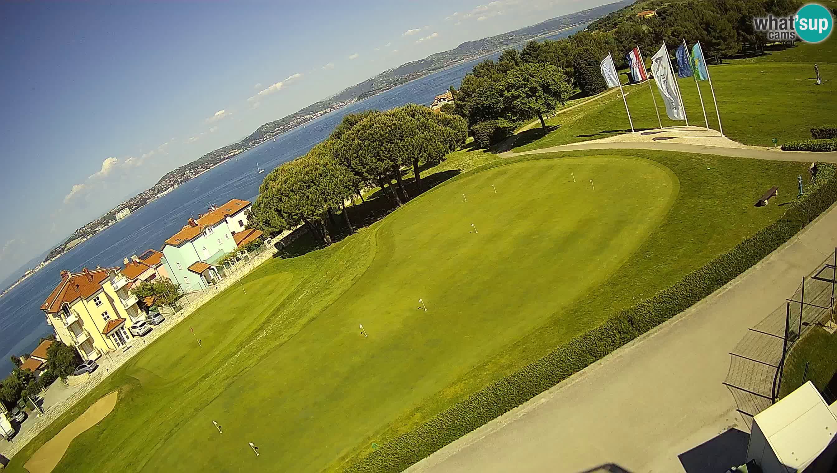 Golf Adriatique Webcam en direct Savudrija – Rezidencija Skiper – Istrie – Croatie