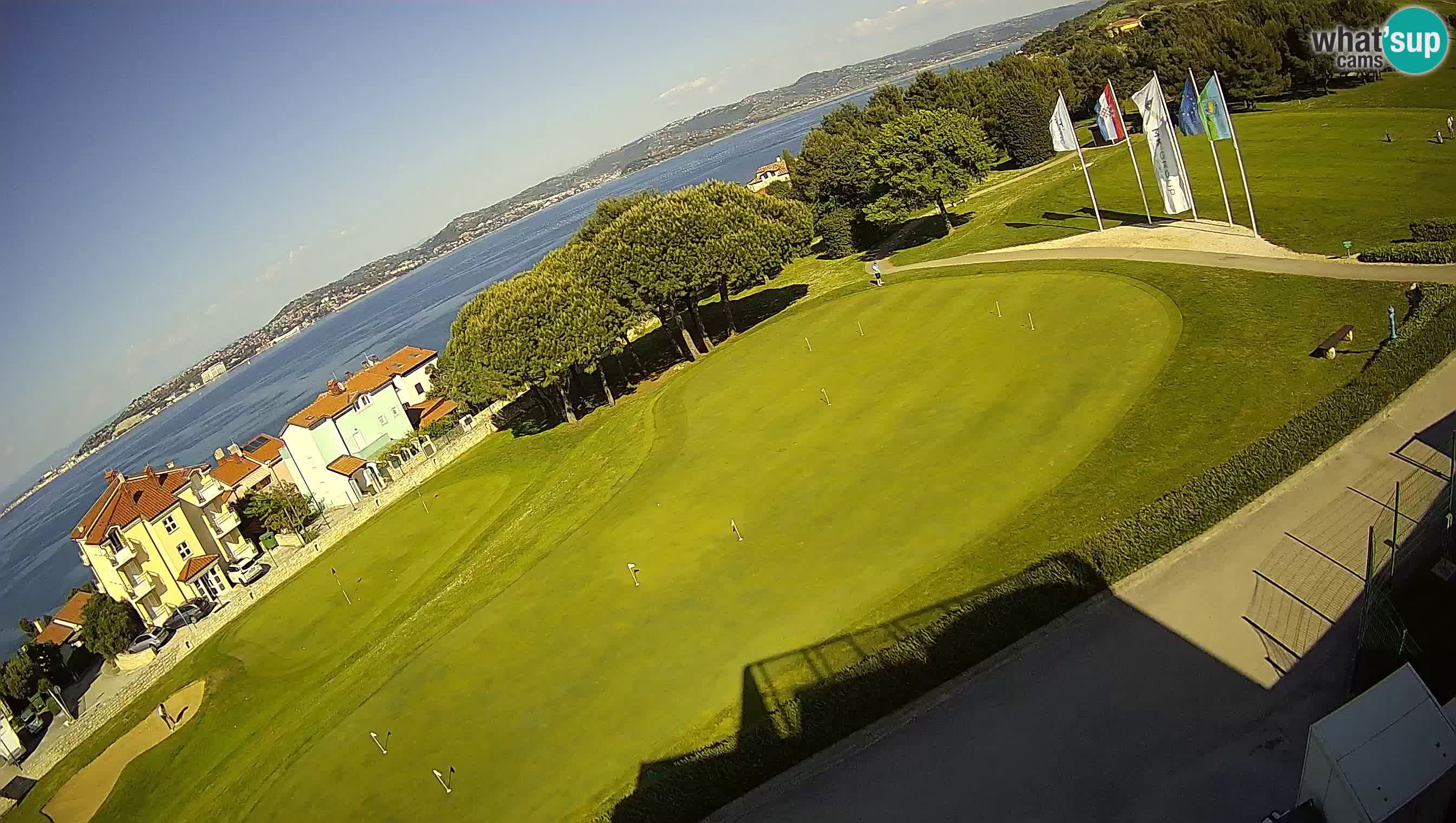 Golf Adriatique Webcam en direct Savudrija – Rezidencija Skiper – Istrie – Croatie