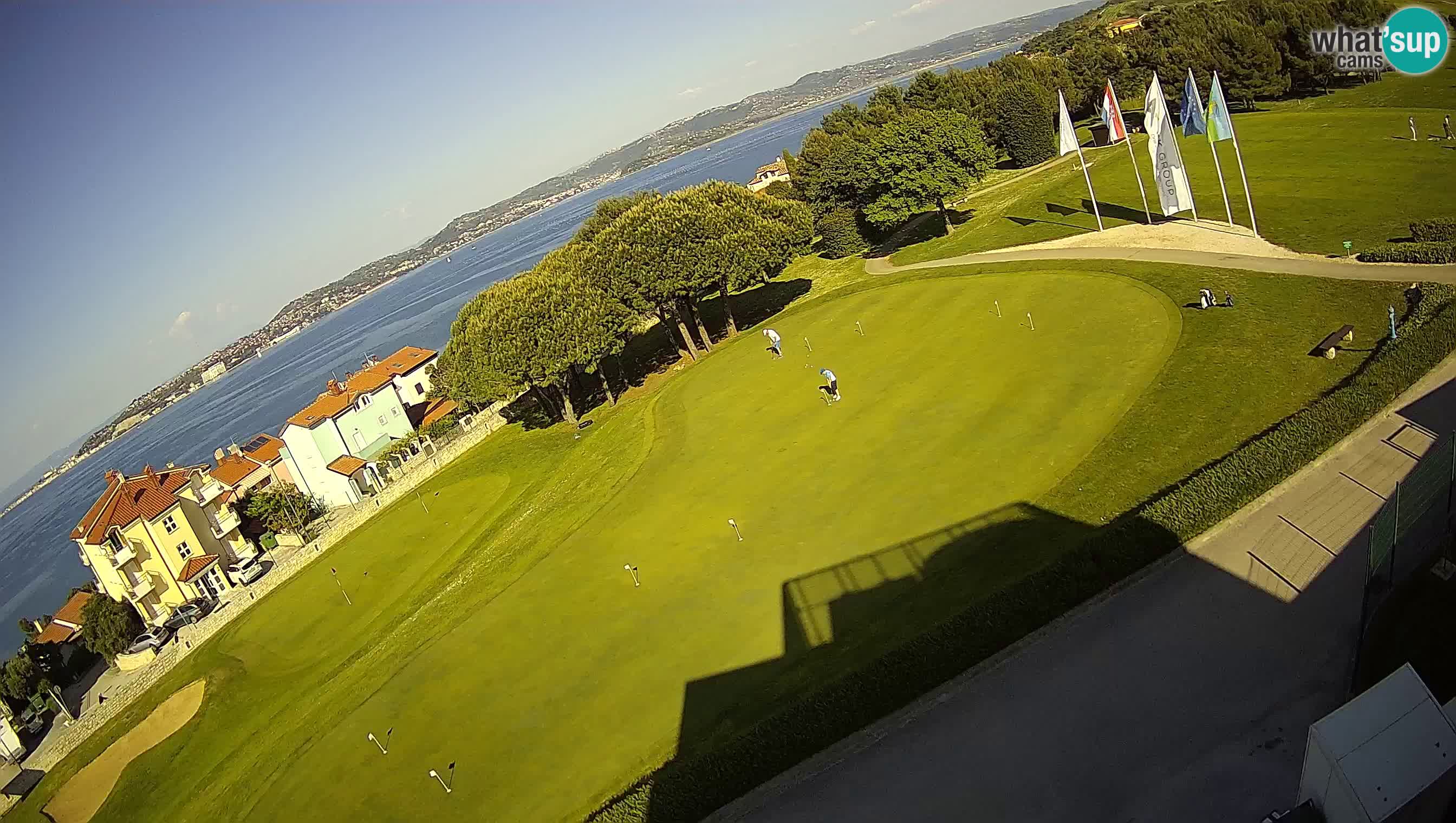 Golf Adriatique Webcam en direct Savudrija – Rezidencija Skiper – Istrie – Croatie