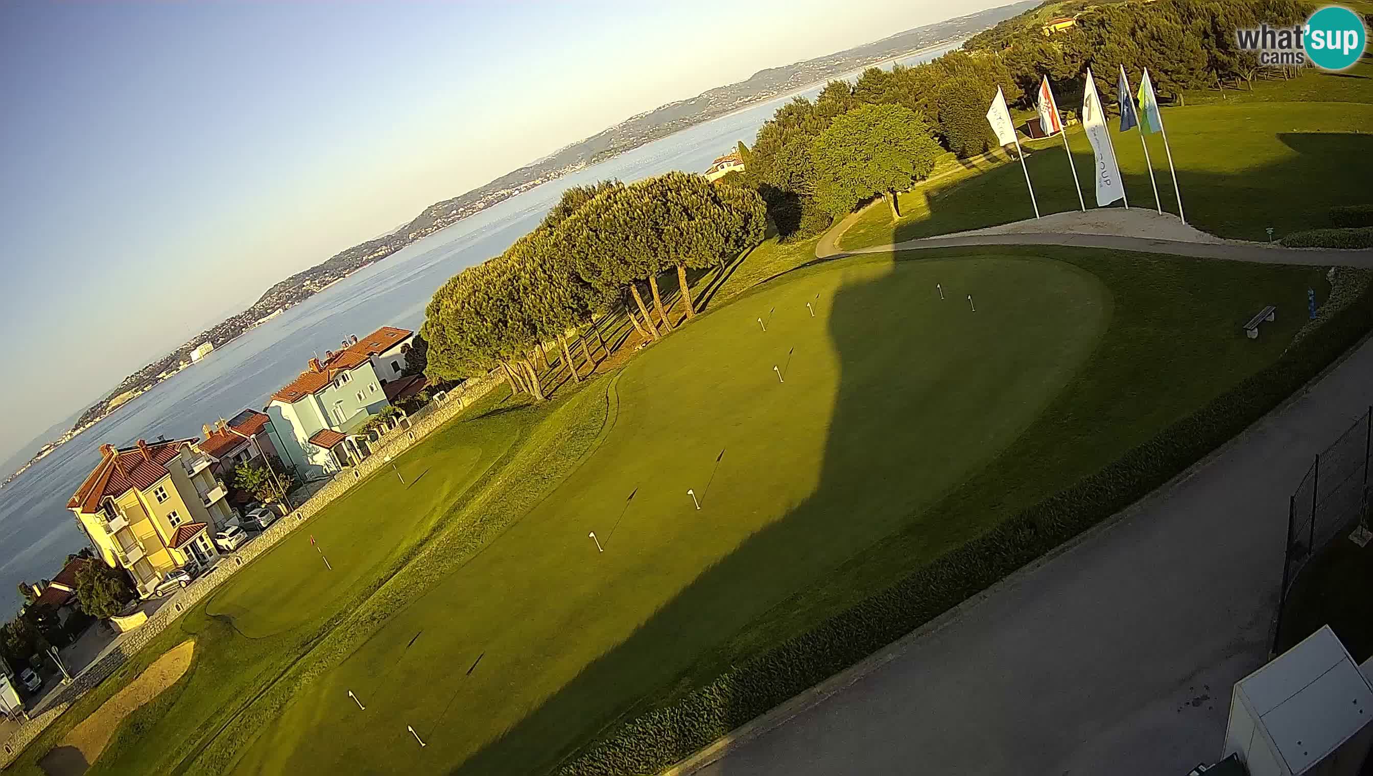 Golf Adriatique Webcam en direct Savudrija – Rezidencija Skiper – Istrie – Croatie