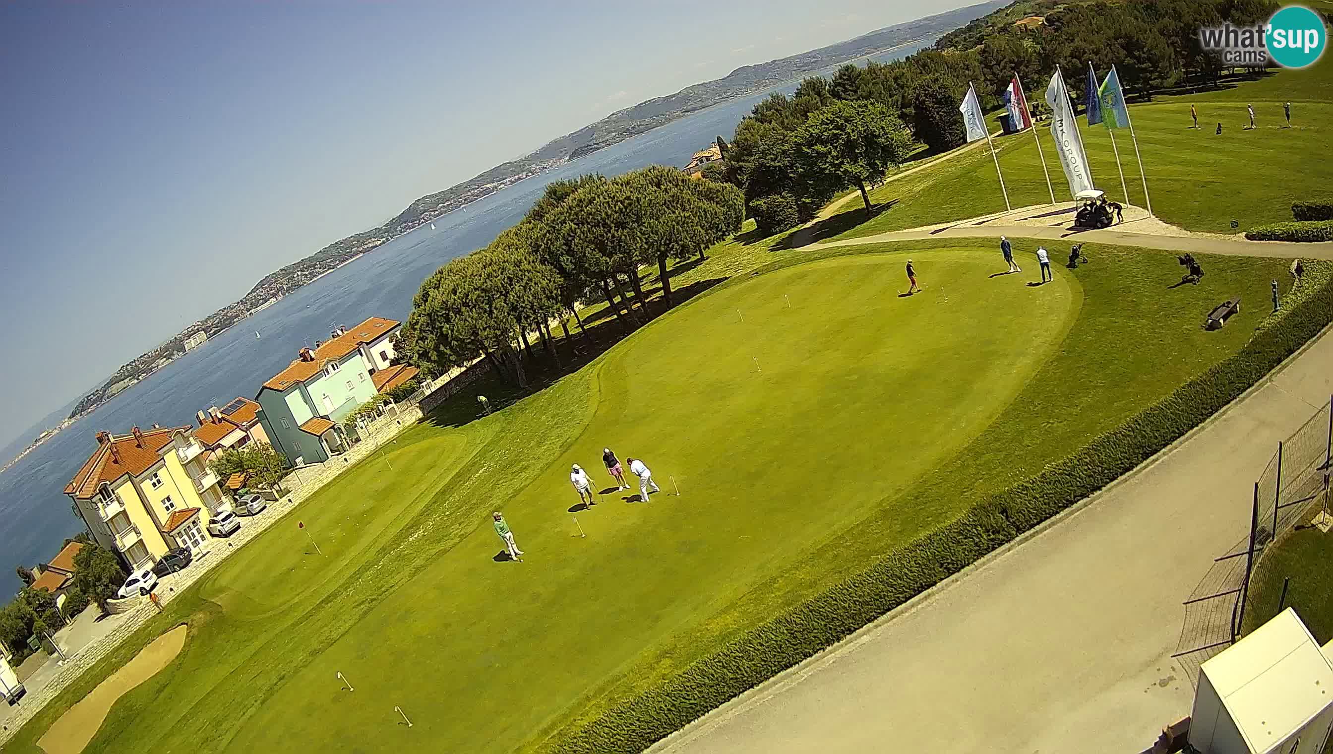 Golf Adriatique Webcam en direct Savudrija – Rezidencija Skiper – Istrie – Croatie