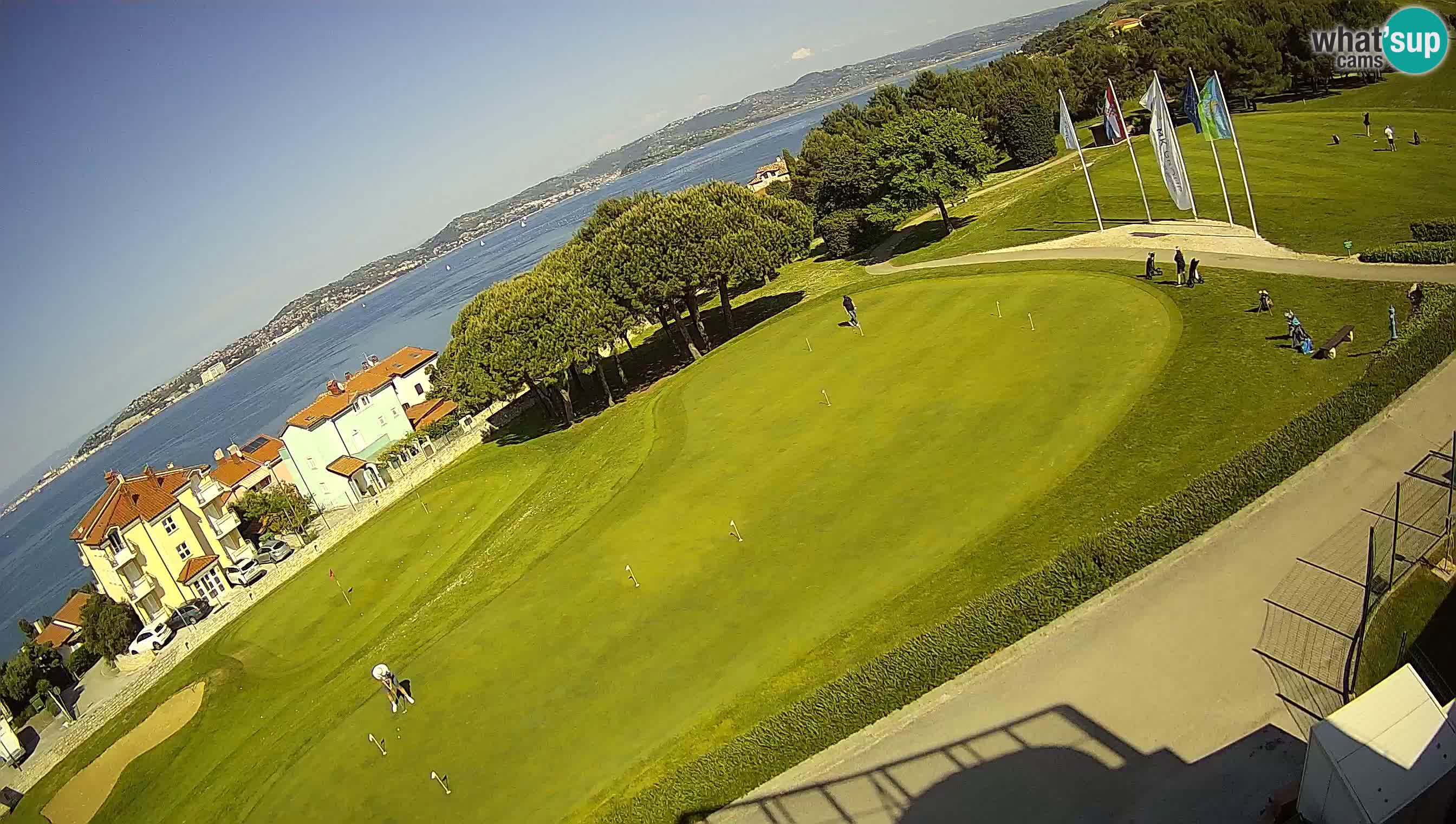 Golf Adriatique Webcam en direct Savudrija – Rezidencija Skiper – Istrie – Croatie