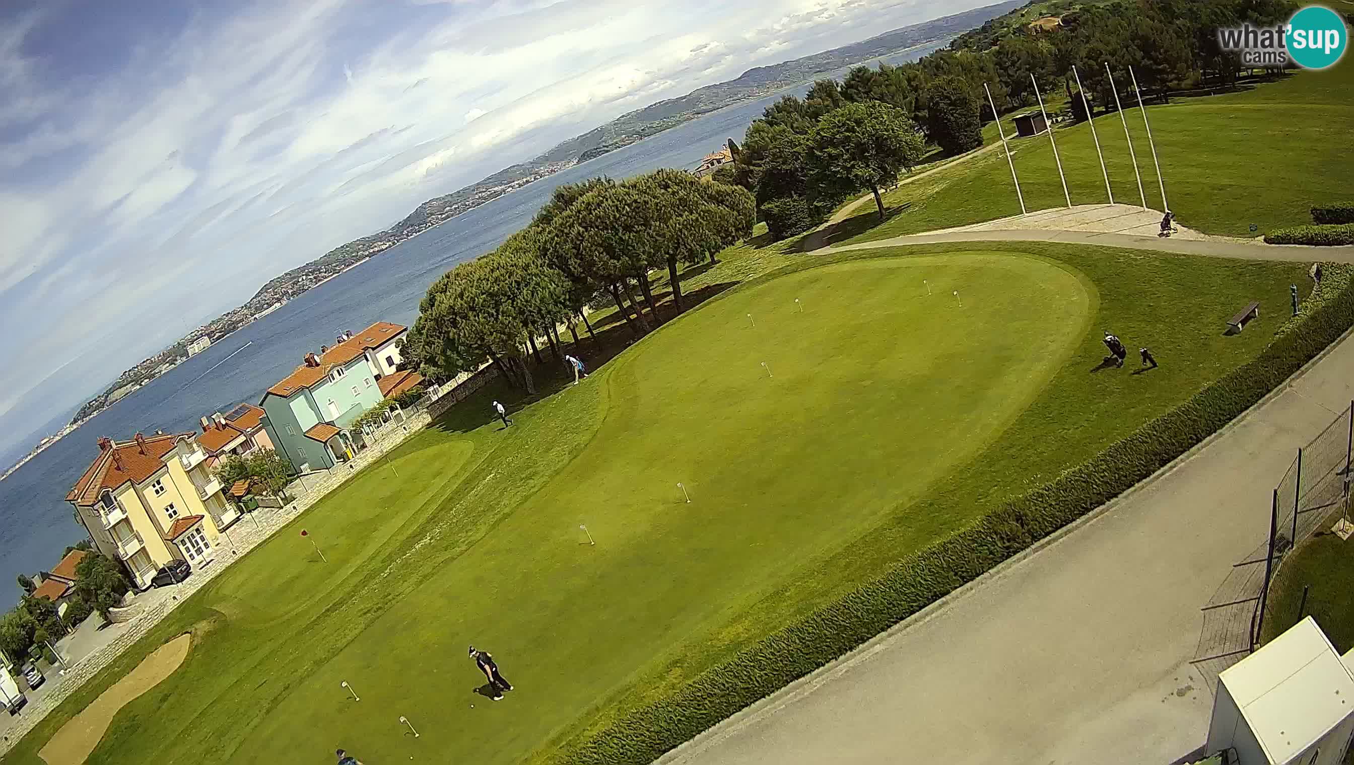 Golf Adriatique Webcam en direct Savudrija – Rezidencija Skiper – Istrie – Croatie