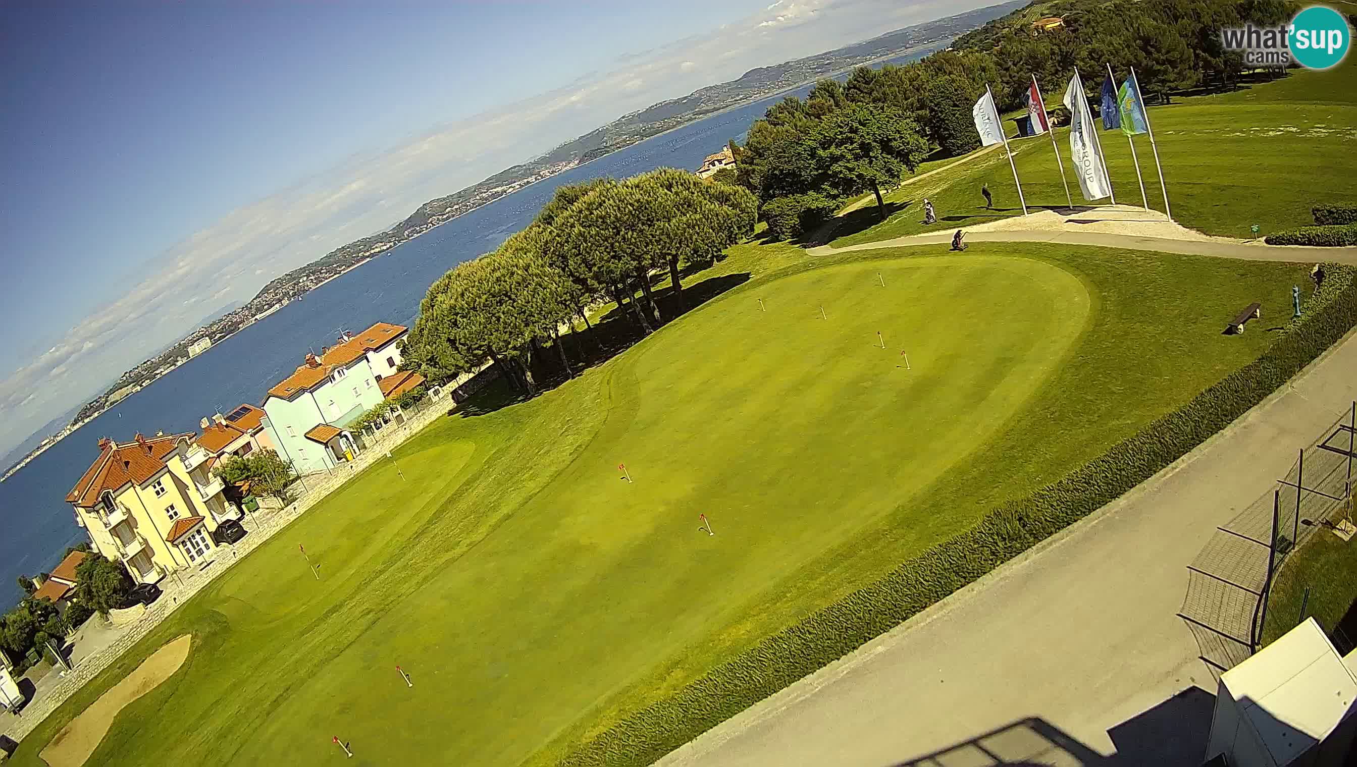 Golf Adriatique Webcam en direct Savudrija – Rezidencija Skiper – Istrie – Croatie