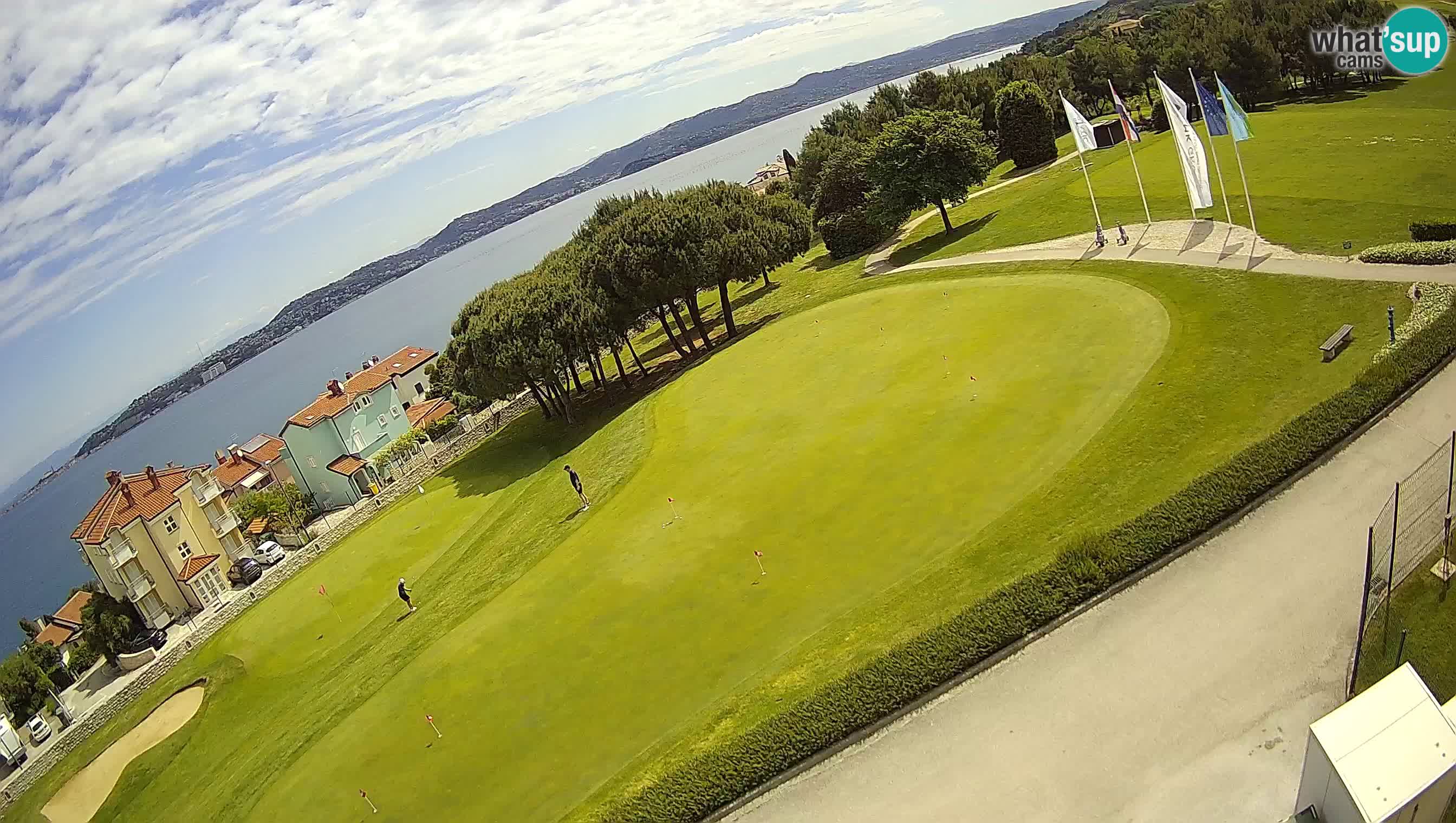 Golf Adriatique Webcam en direct Savudrija – Rezidencija Skiper – Istrie – Croatie