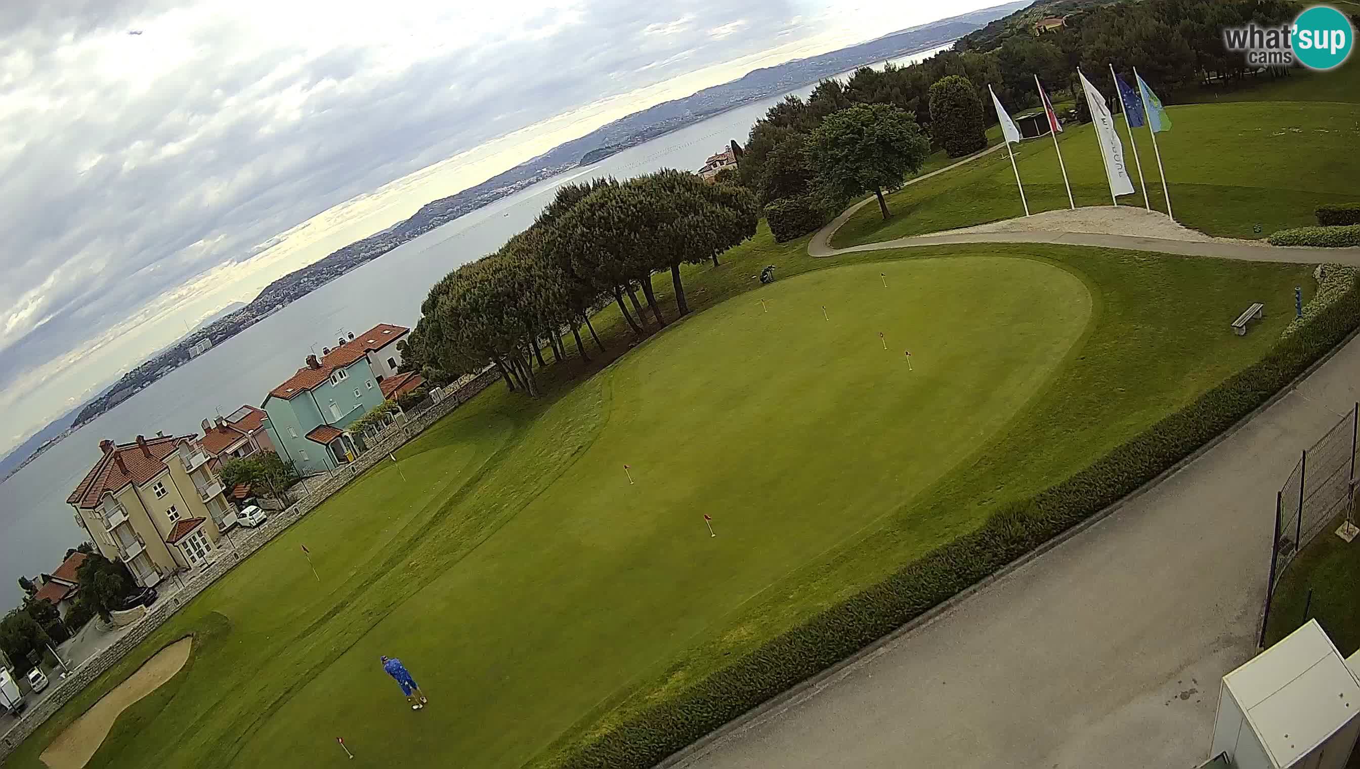 Golf Adriatique Webcam en direct Savudrija – Rezidencija Skiper – Istrie – Croatie