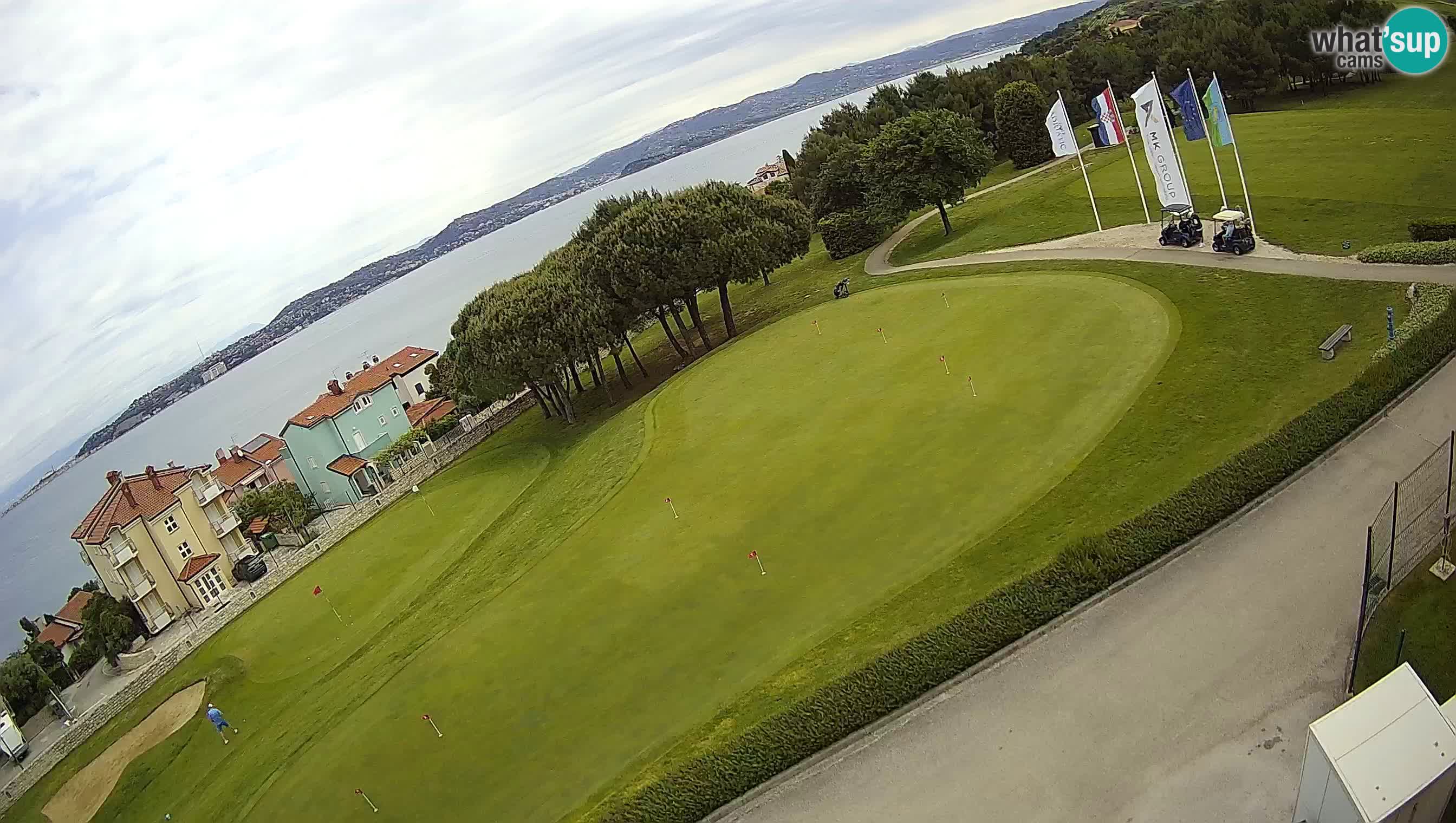 Golf Adriatique Webcam en direct Savudrija – Rezidencija Skiper – Istrie – Croatie