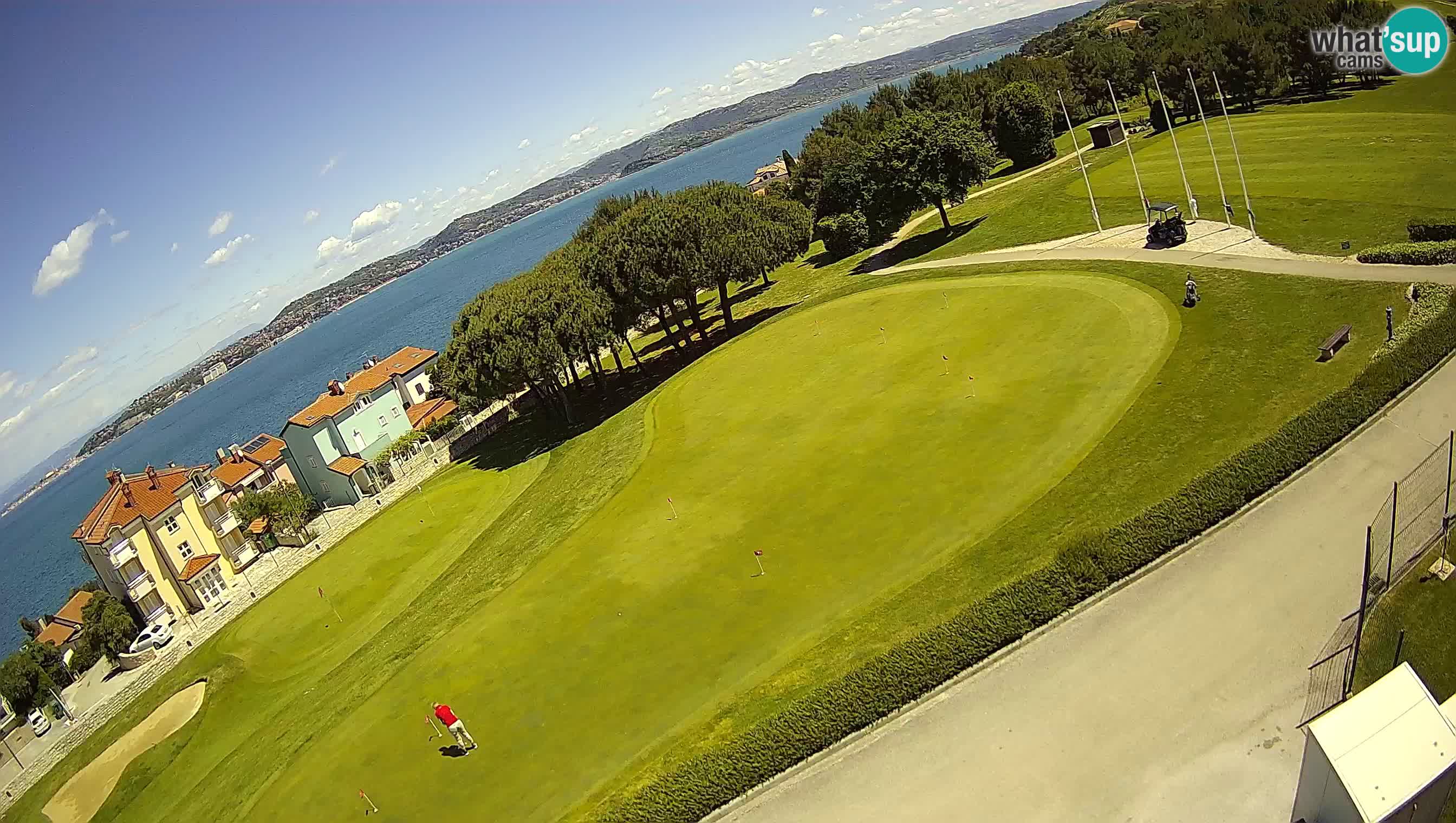 Golf Adriatique Webcam en direct Savudrija – Rezidencija Skiper – Istrie – Croatie