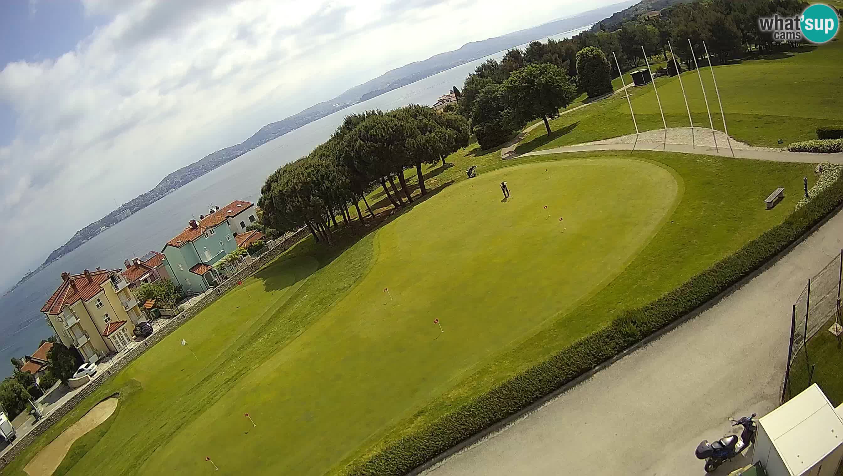 Golf Adriatique Webcam en direct Savudrija – Rezidencija Skiper – Istrie – Croatie
