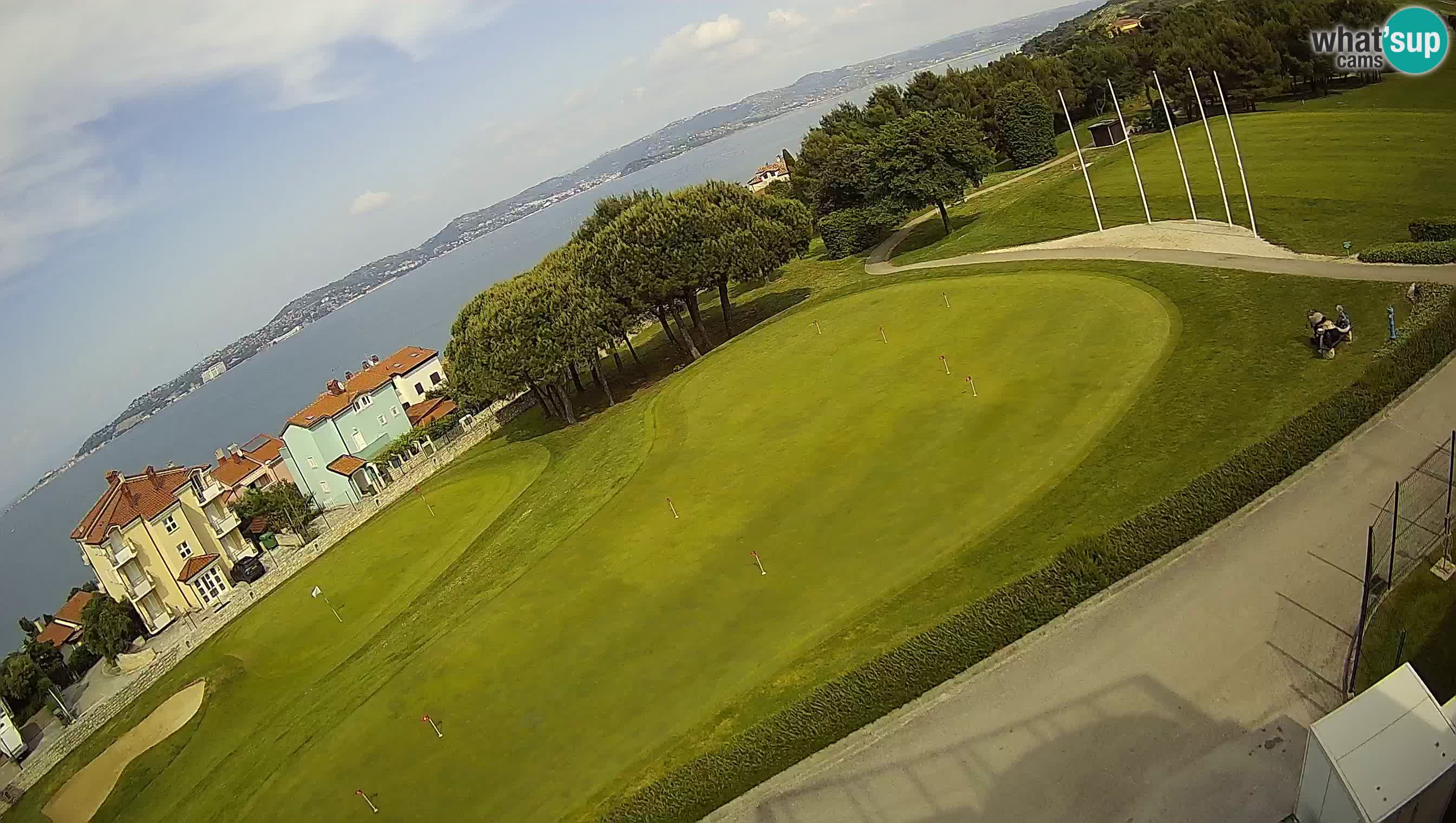 Golf Adriatique Webcam en direct Savudrija – Rezidencija Skiper – Istrie – Croatie