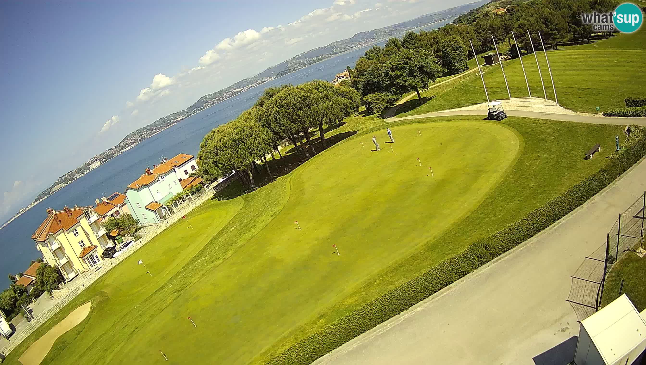 Golf Adriatique Webcam en direct Savudrija – Rezidencija Skiper – Istrie – Croatie