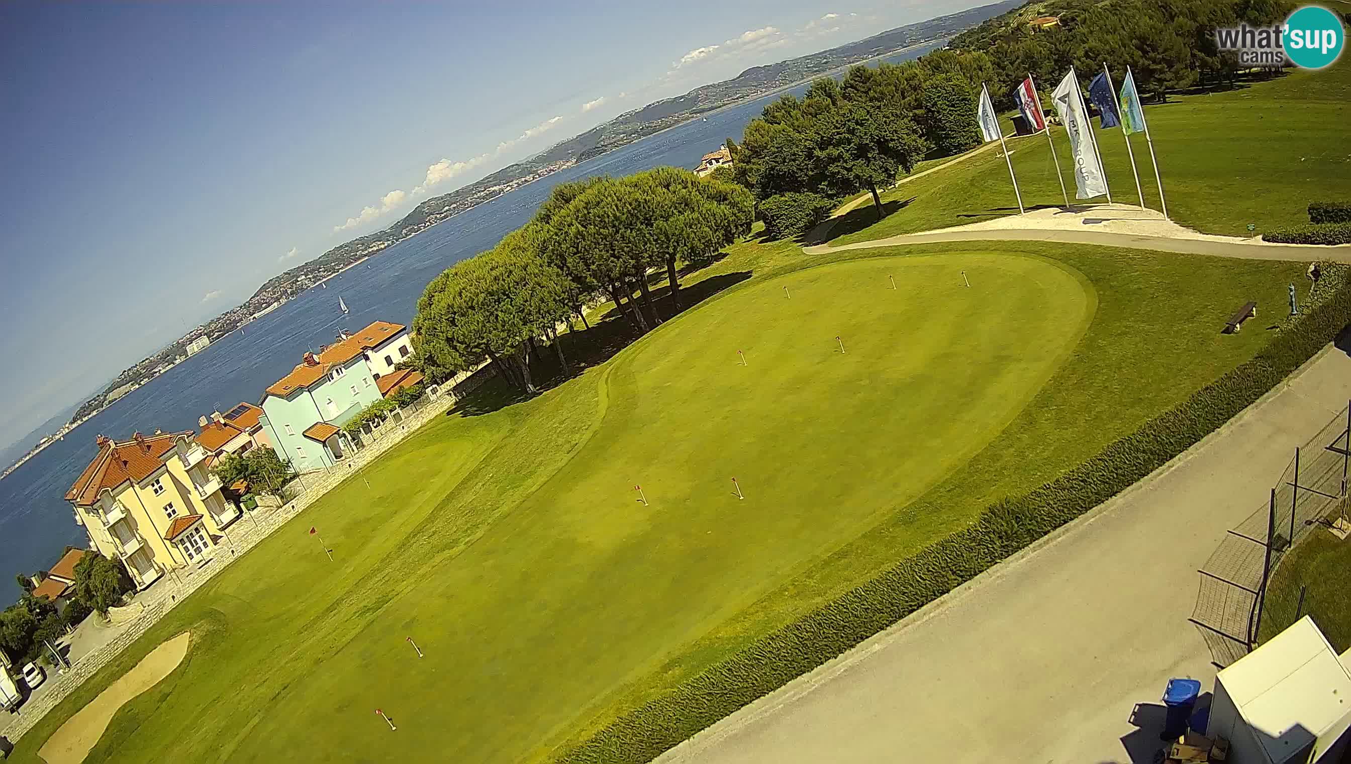 Golf Adriatique Webcam en direct Savudrija – Rezidencija Skiper – Istrie – Croatie