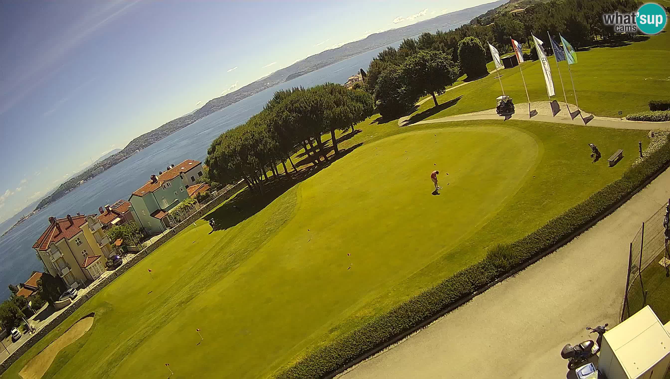 Golf Adriatique Webcam en direct Savudrija – Rezidencija Skiper – Istrie – Croatie