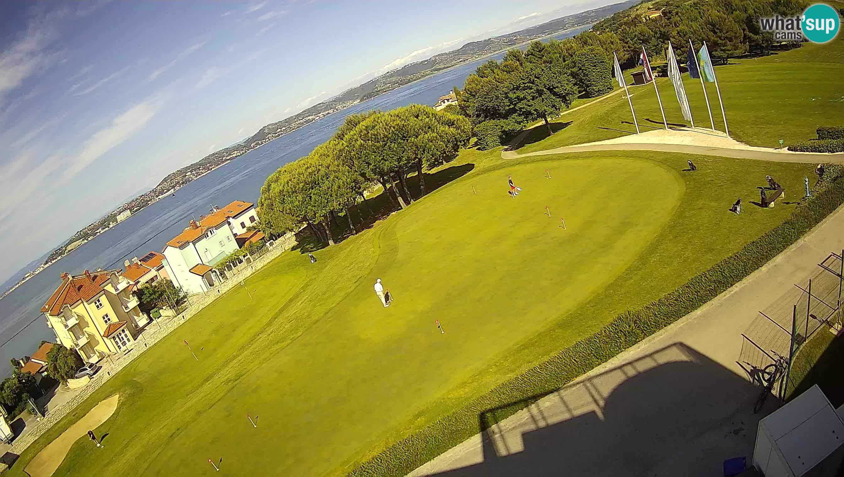 Golf Adriatique Webcam en direct Savudrija – Rezidencija Skiper – Istrie – Croatie