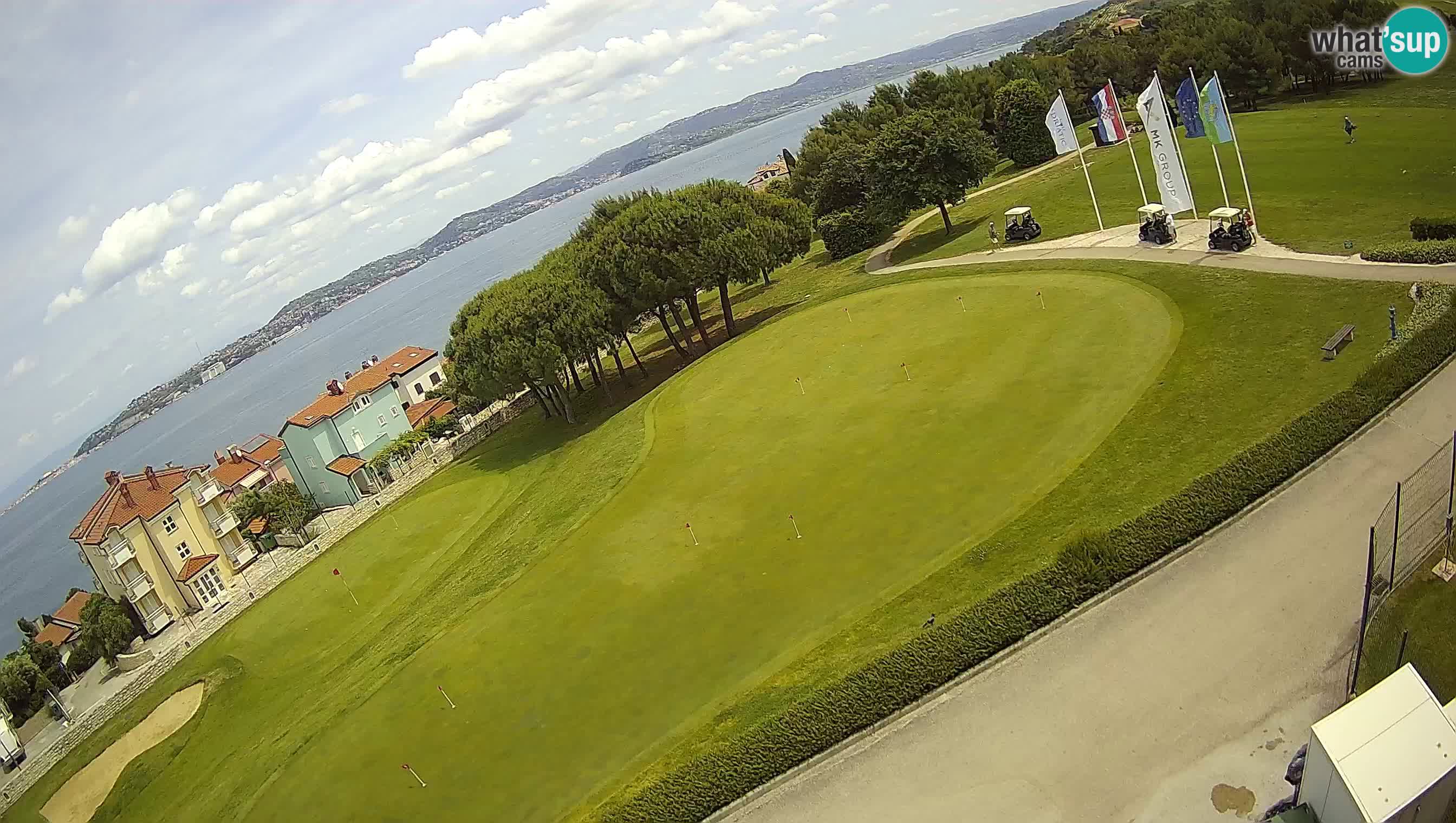 Golf Adriatique Webcam en direct Savudrija – Rezidencija Skiper – Istrie – Croatie