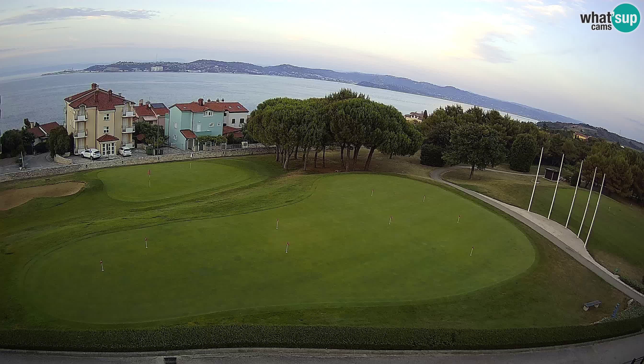Golf Adriatique Webcam en direct Savudrija – Rezidencija Skiper – Istrie – Croatie
