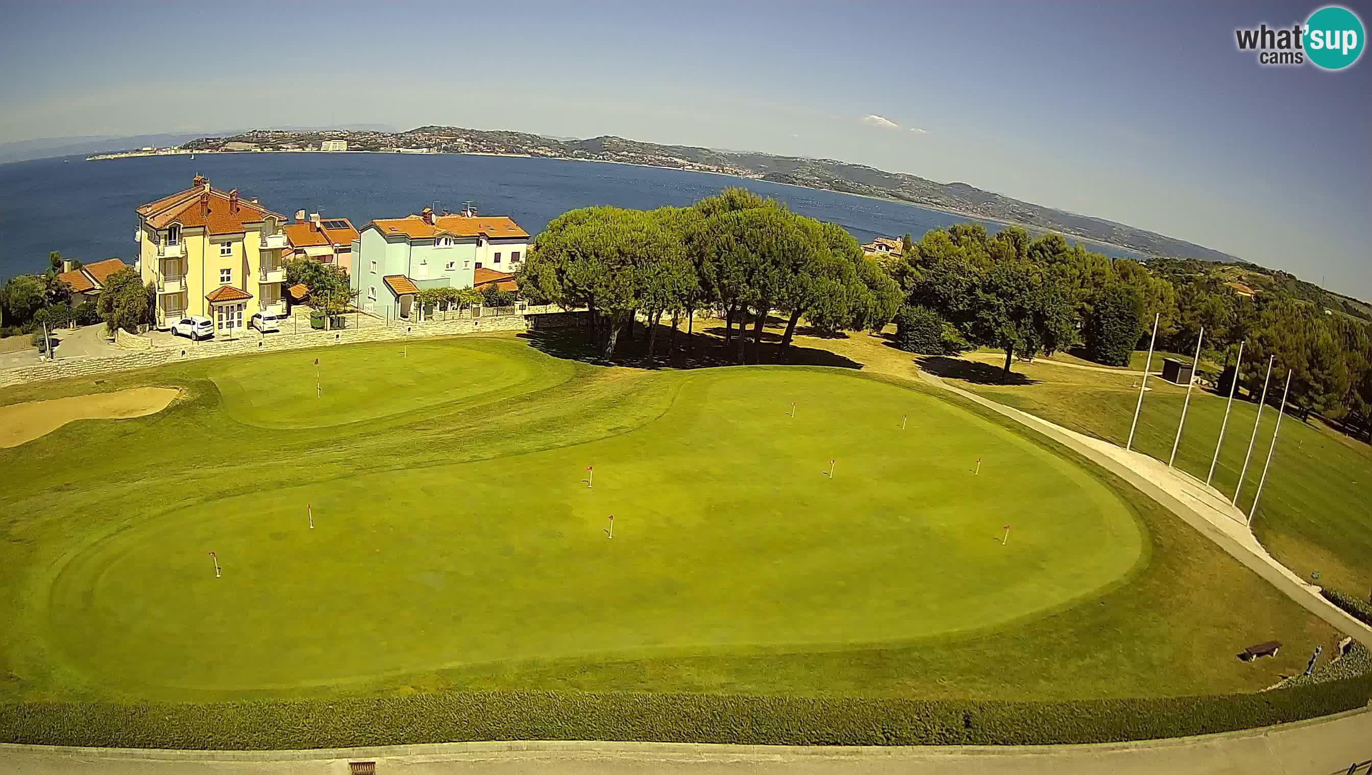 Golf Adriatique Webcam en direct Savudrija – Rezidencija Skiper – Istrie – Croatie