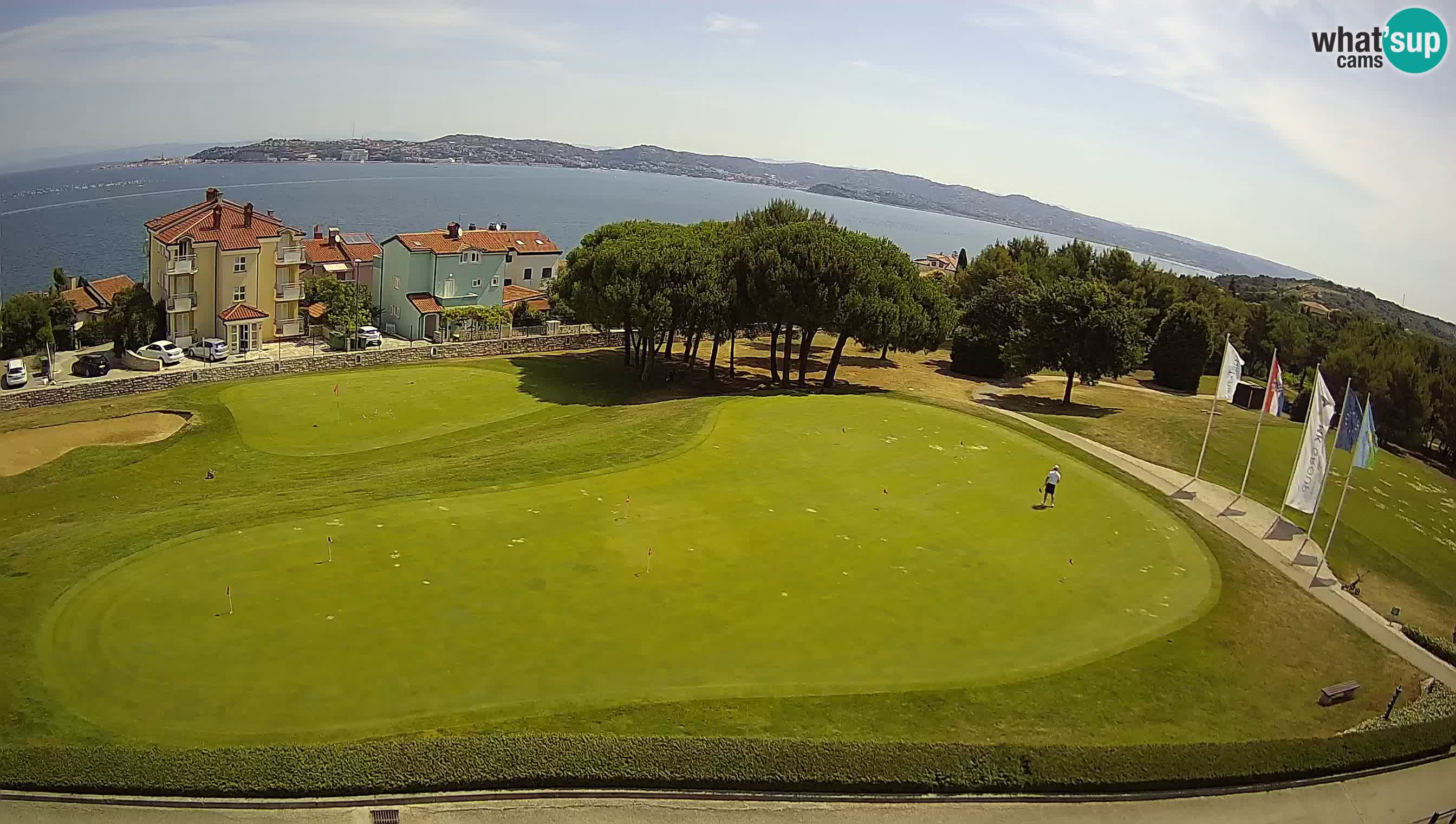 Golf Adriatique Webcam en direct Savudrija – Rezidencija Skiper – Istrie – Croatie