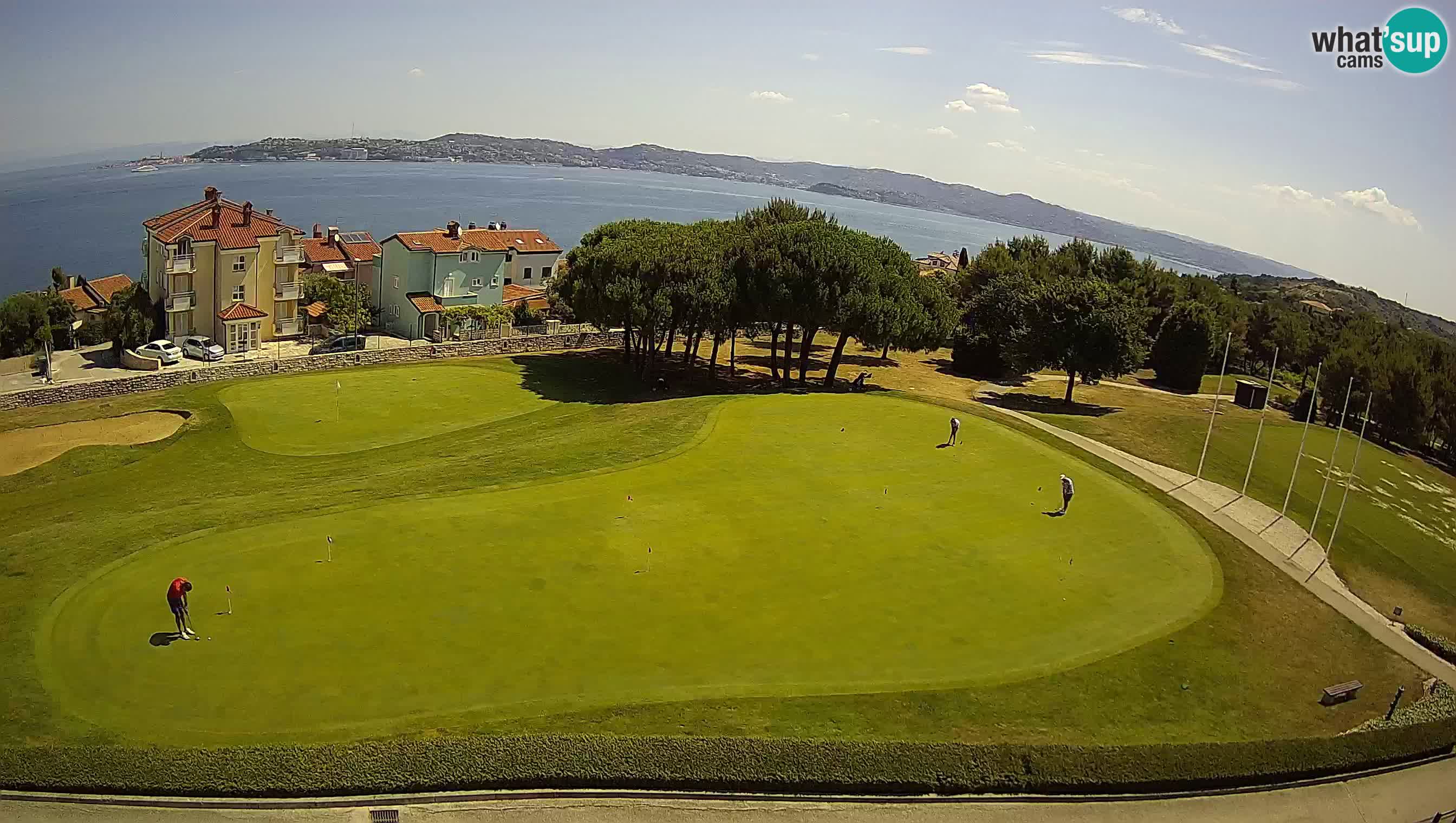 Golf Adriatique Webcam en direct Savudrija – Rezidencija Skiper – Istrie – Croatie