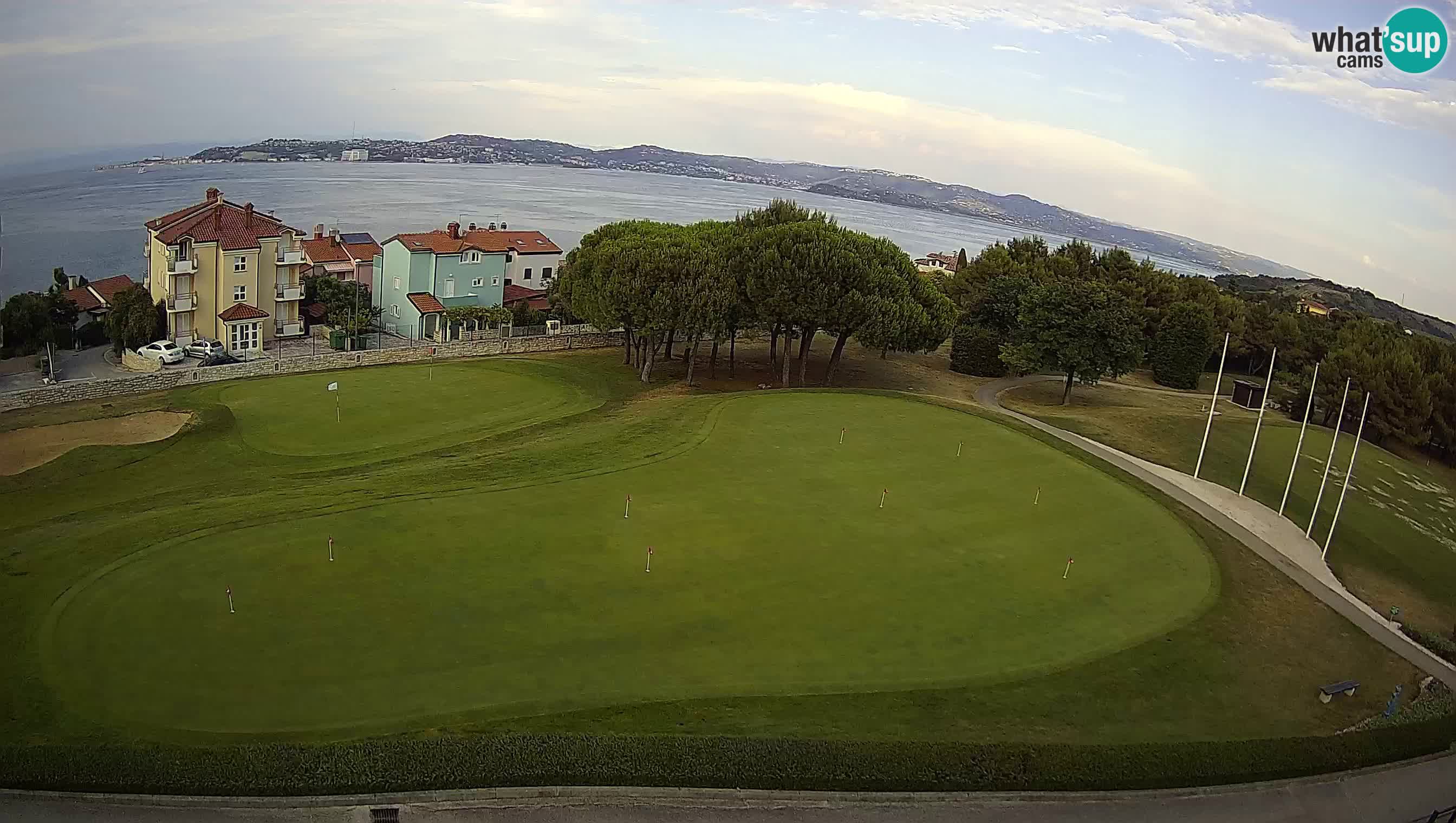 Golf Adriatique Webcam en direct Savudrija – Rezidencija Skiper – Istrie – Croatie