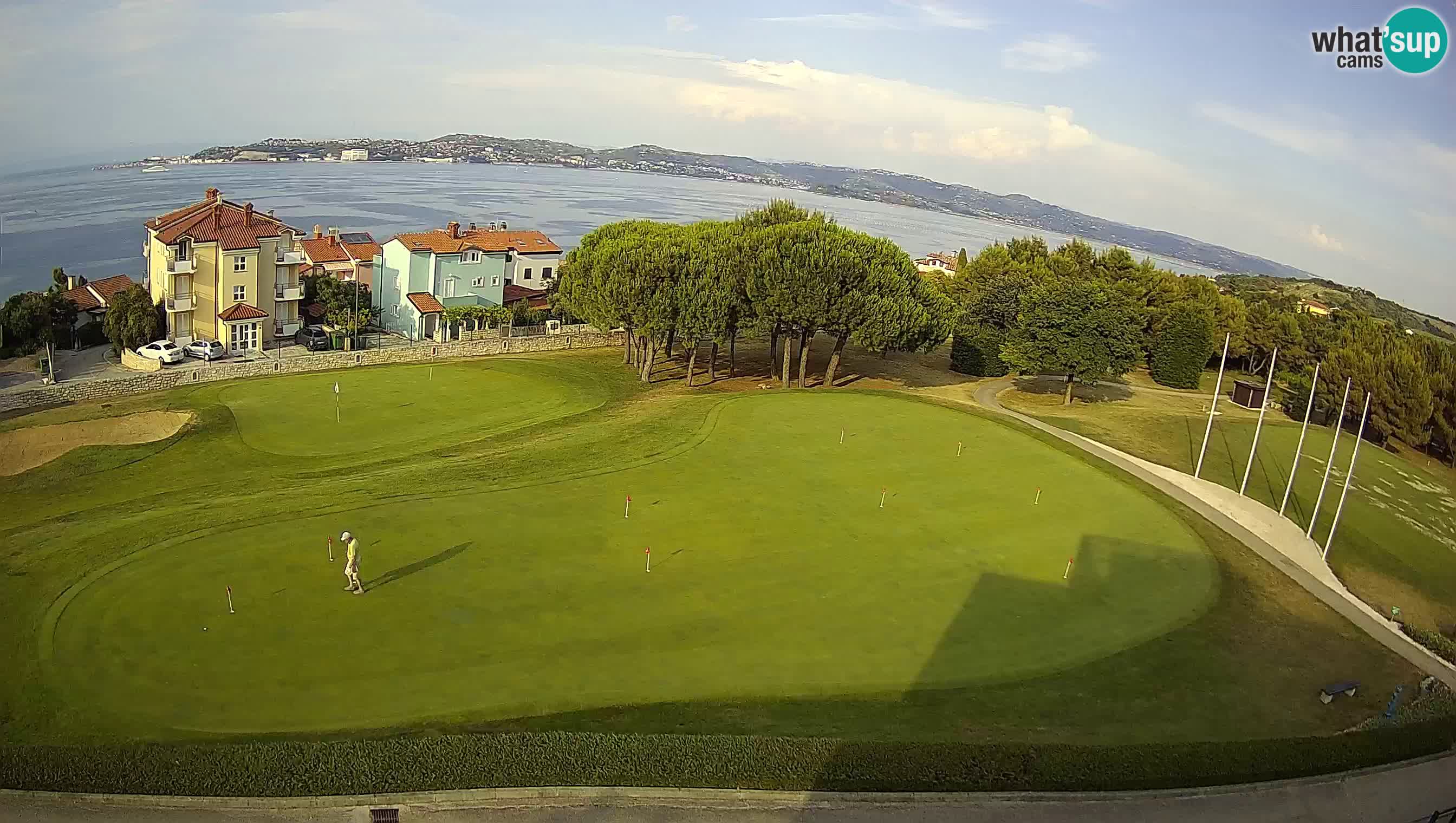 Golf Adriatique Webcam en direct Savudrija – Rezidencija Skiper – Istrie – Croatie