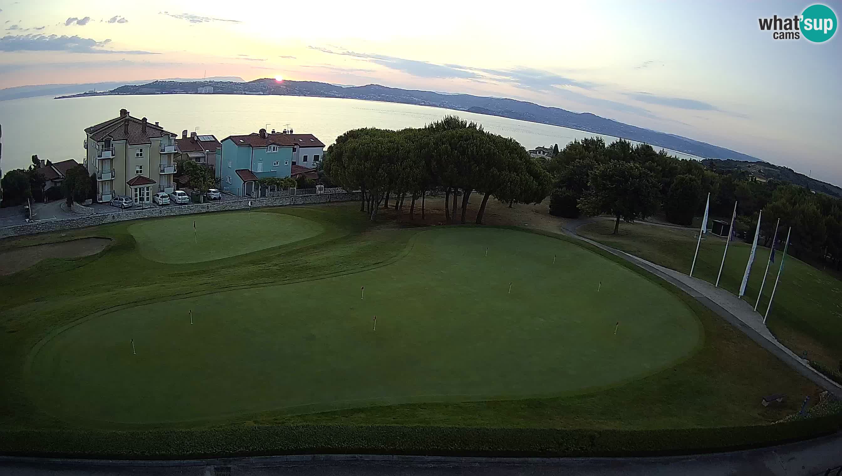 Golf Adriatique Webcam en direct Savudrija – Rezidencija Skiper – Istrie – Croatie