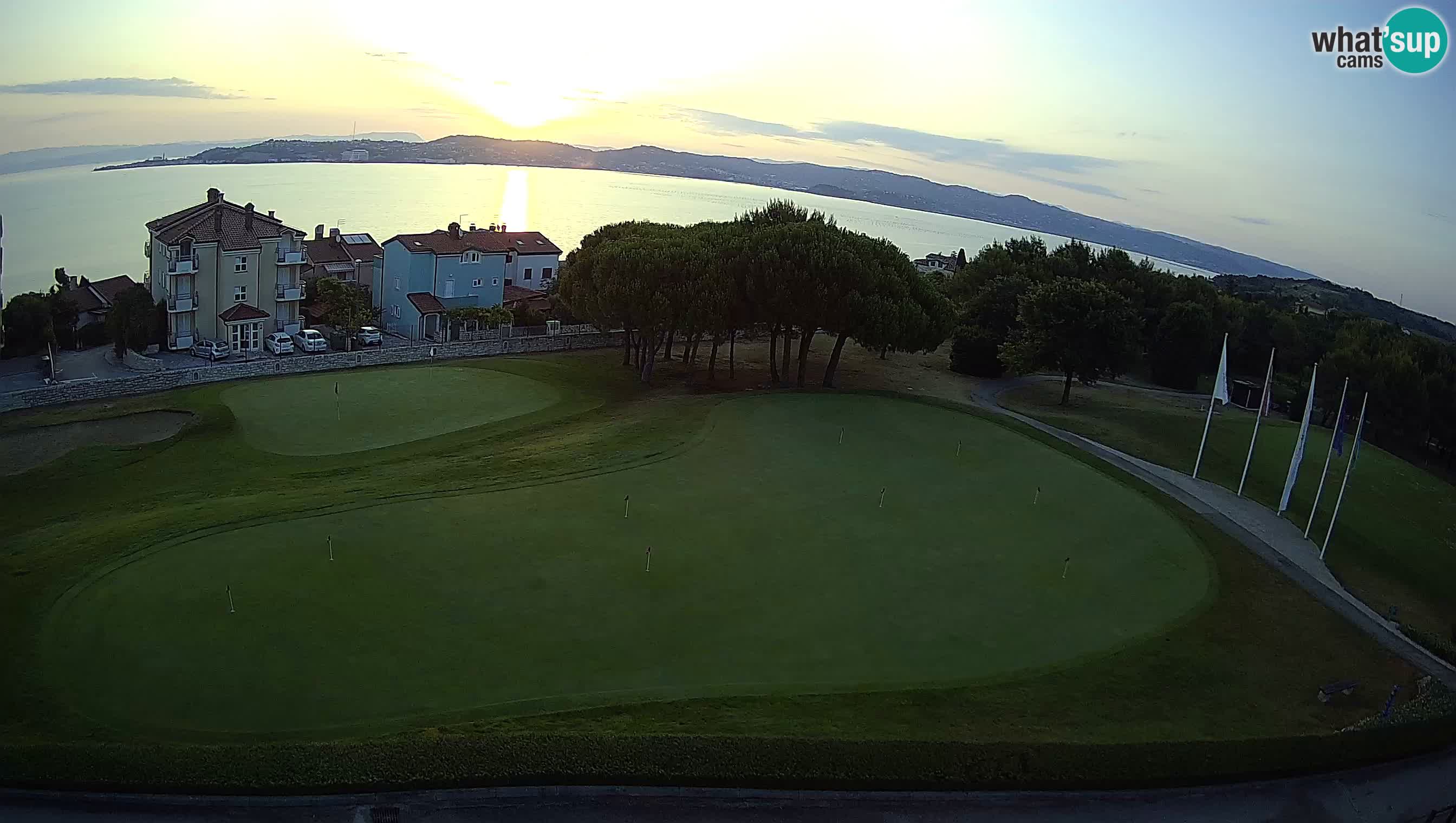 Golf Adriatique Webcam en direct Savudrija – Rezidencija Skiper – Istrie – Croatie