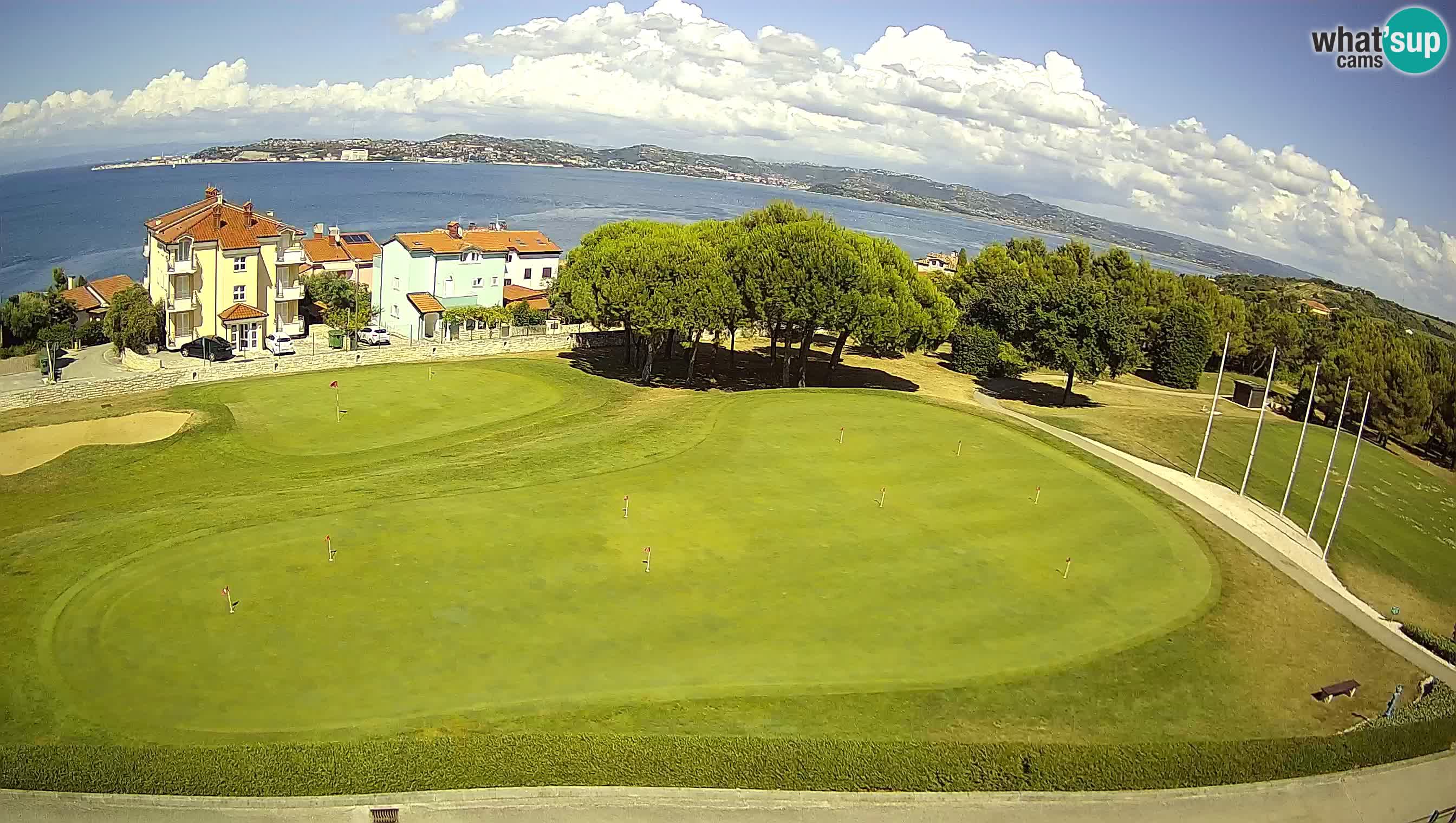 Golf Adriatique Webcam en direct Savudrija – Rezidencija Skiper – Istrie – Croatie