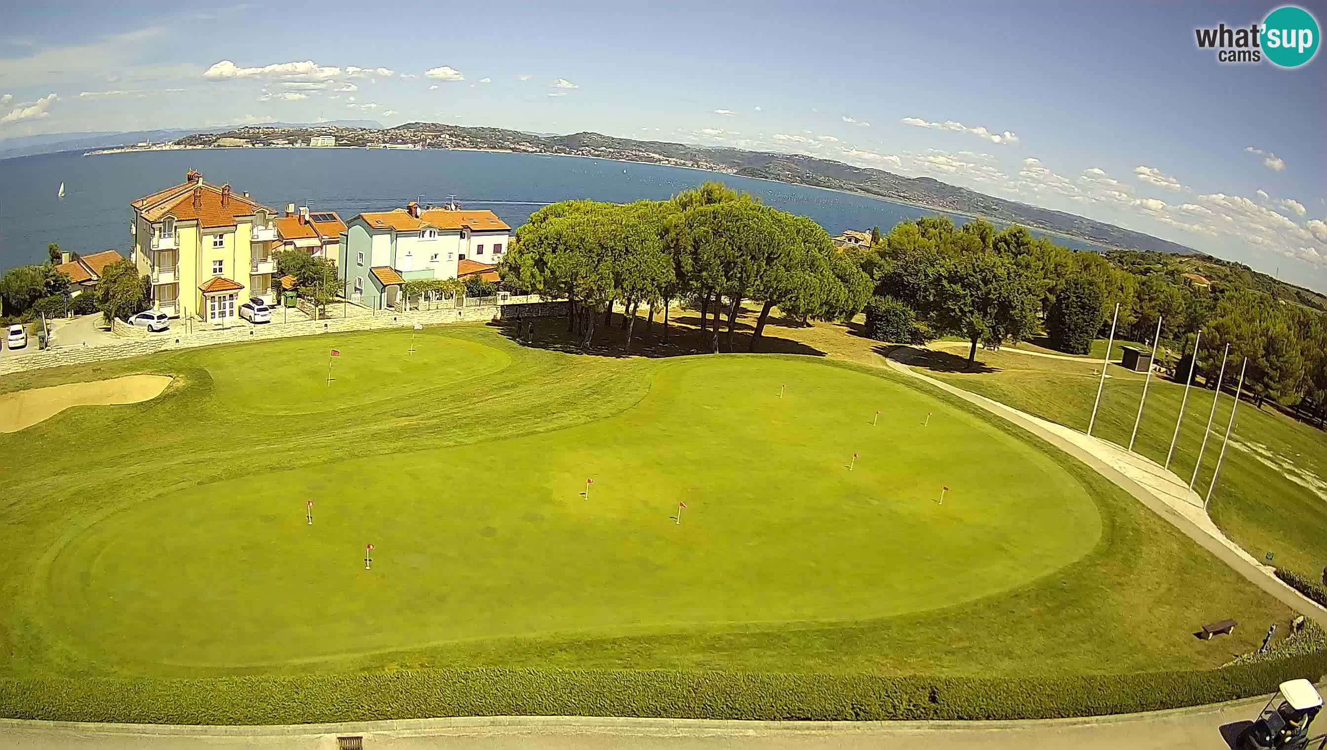 Golf Adriatique Webcam en direct Savudrija – Rezidencija Skiper – Istrie – Croatie